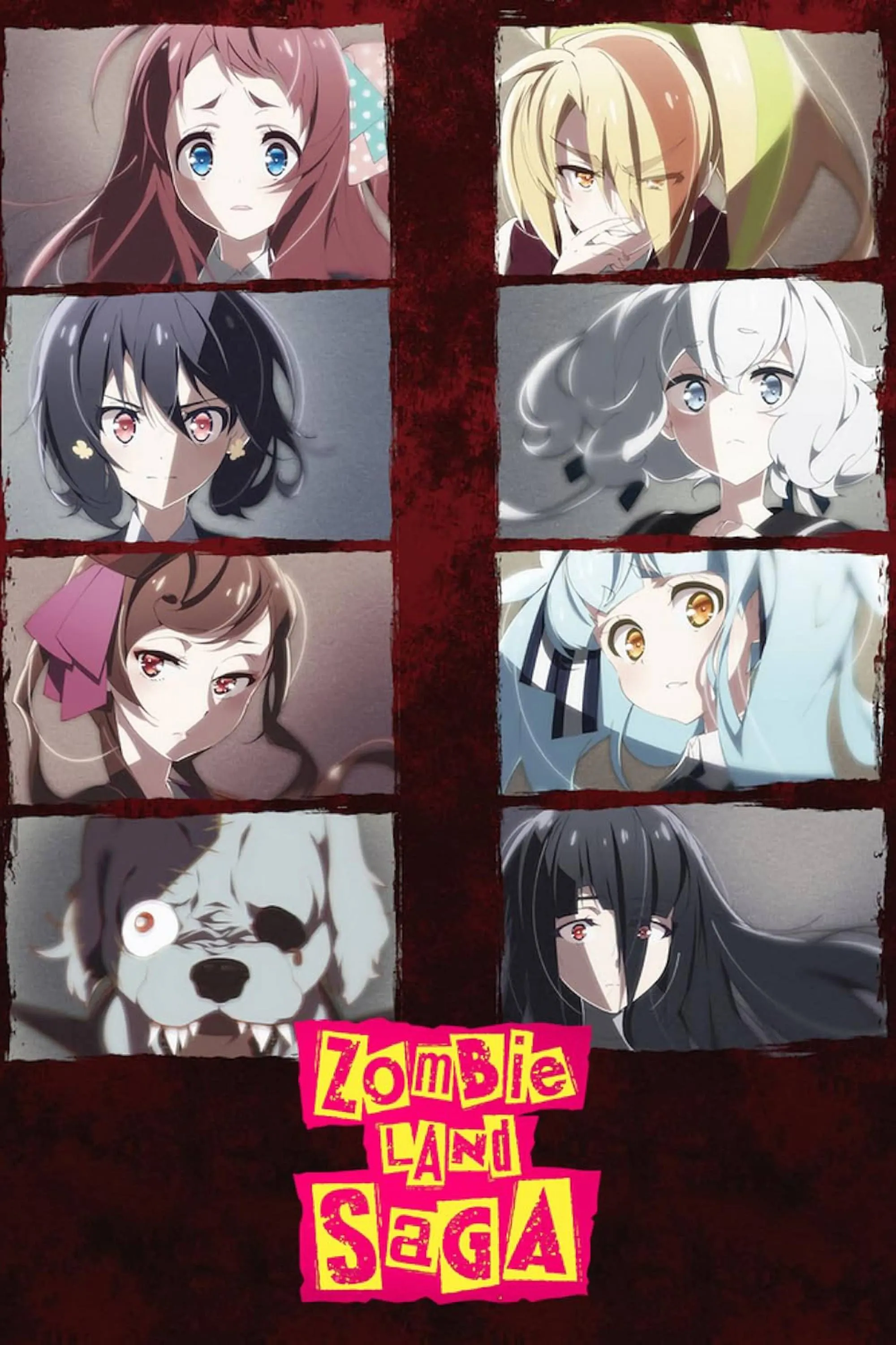 Artwork chính của anime hài hước Zombieland Saga
