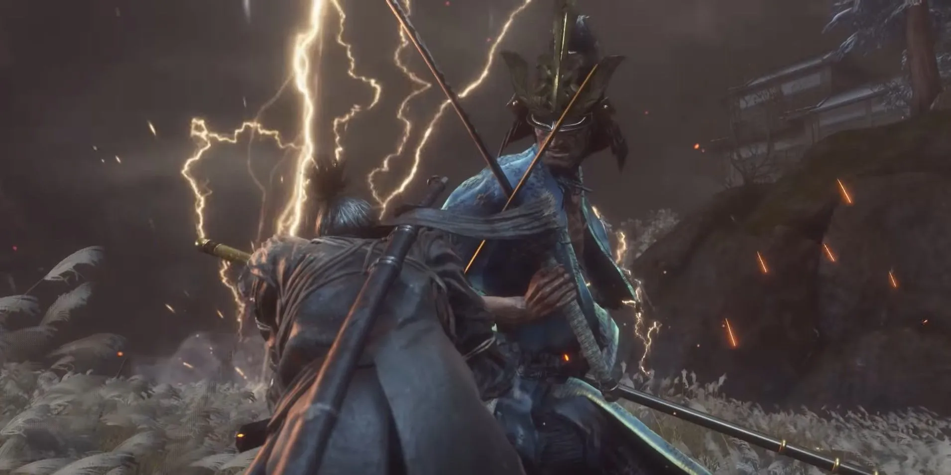 Trận đấu boss cuối cùng với Sword Saint Isshin trong game Sekiro: Shadows Die Twice
