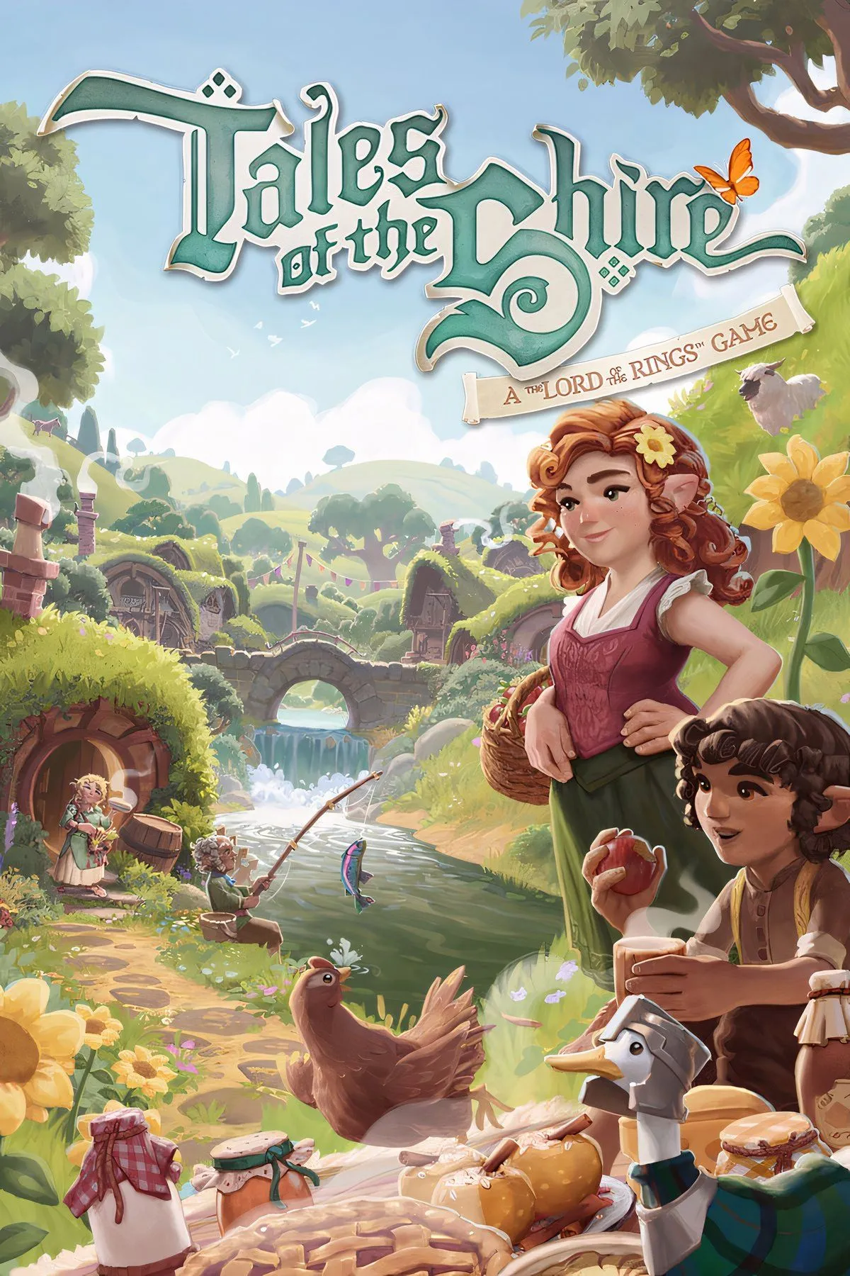 Ảnh bìa chính thức của game mô phỏng nông trại Tales of the Shire dựa trên thế giới Chúa tể những chiếc nhẫn