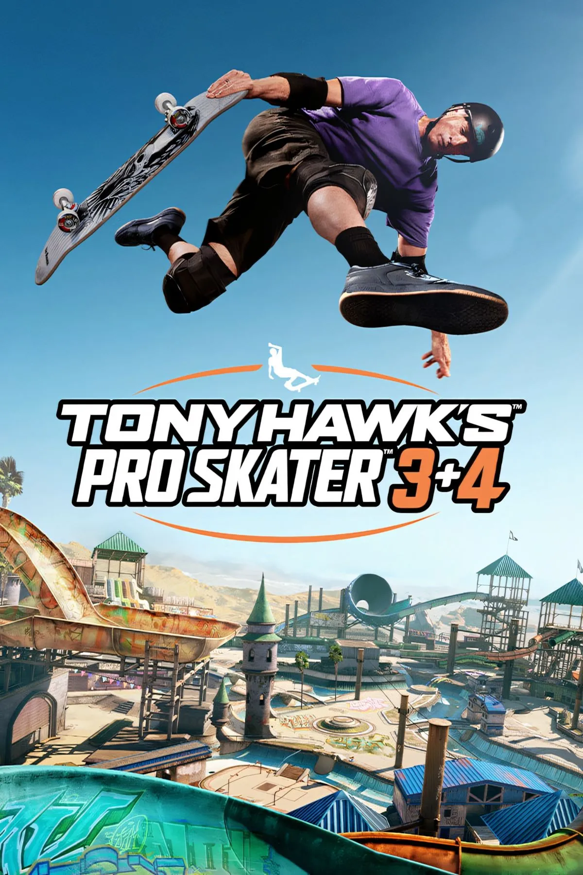 Ảnh bìa chính thức của game Tony Hawk's Pro Skater 3+4