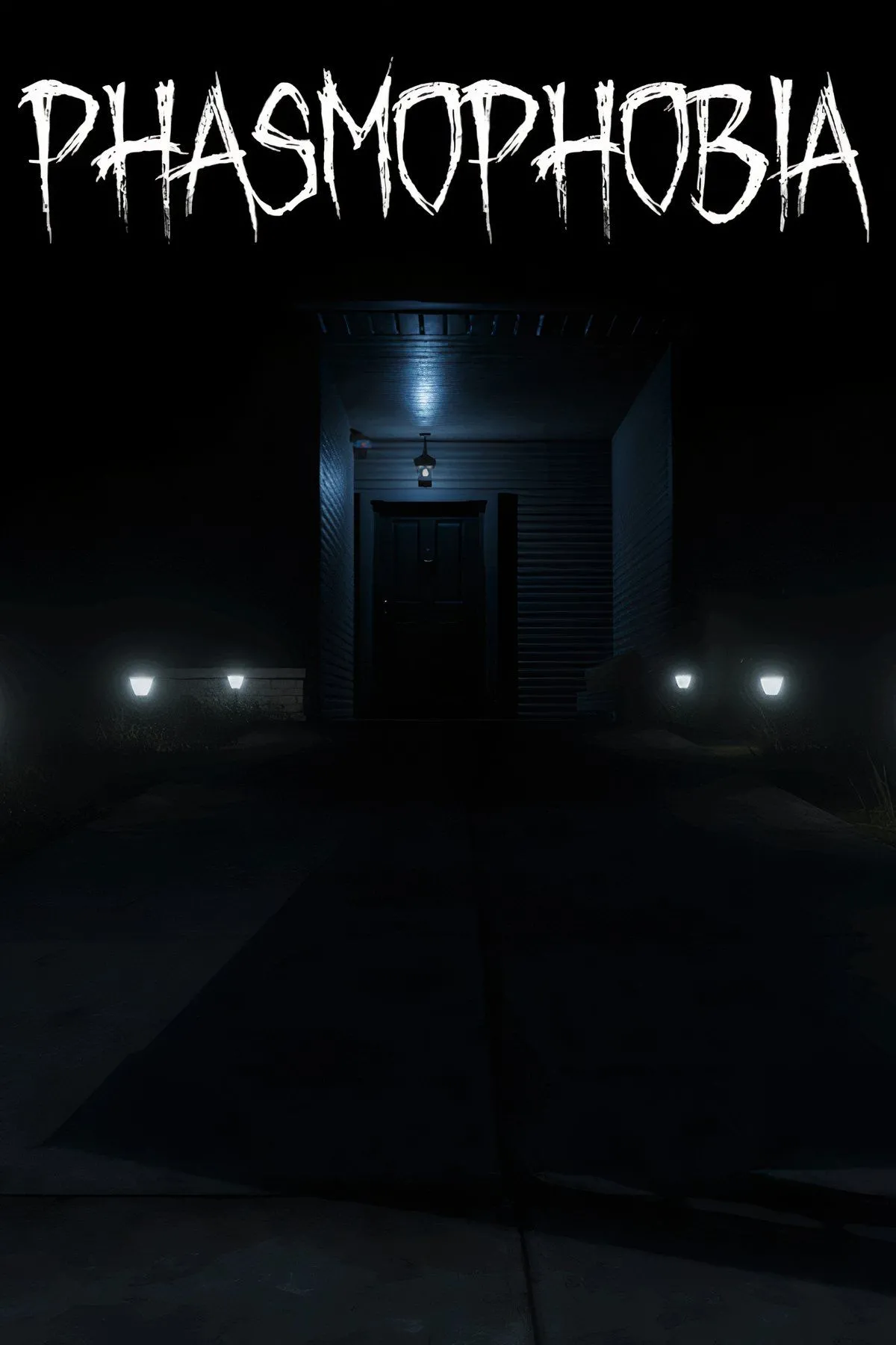 Ảnh bìa của tựa game Phasmophobia, đại diện cho thể loại kinh dị siêu nhiên