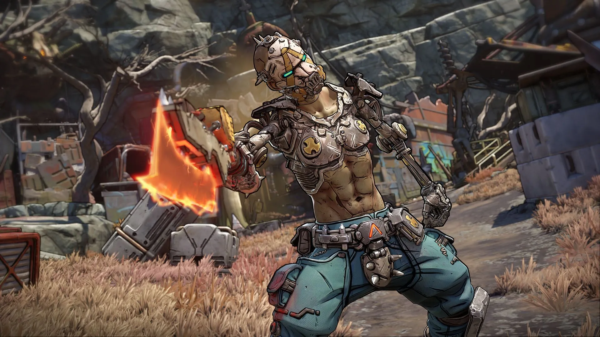 Ảnh chụp màn hình gameplay hoặc cảnh cắt trong Borderlands 4