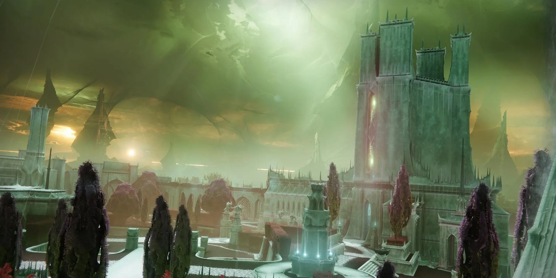 Ảnh chụp màn hình Throne World của Savathun trong Destiny 2 The Witch Queen