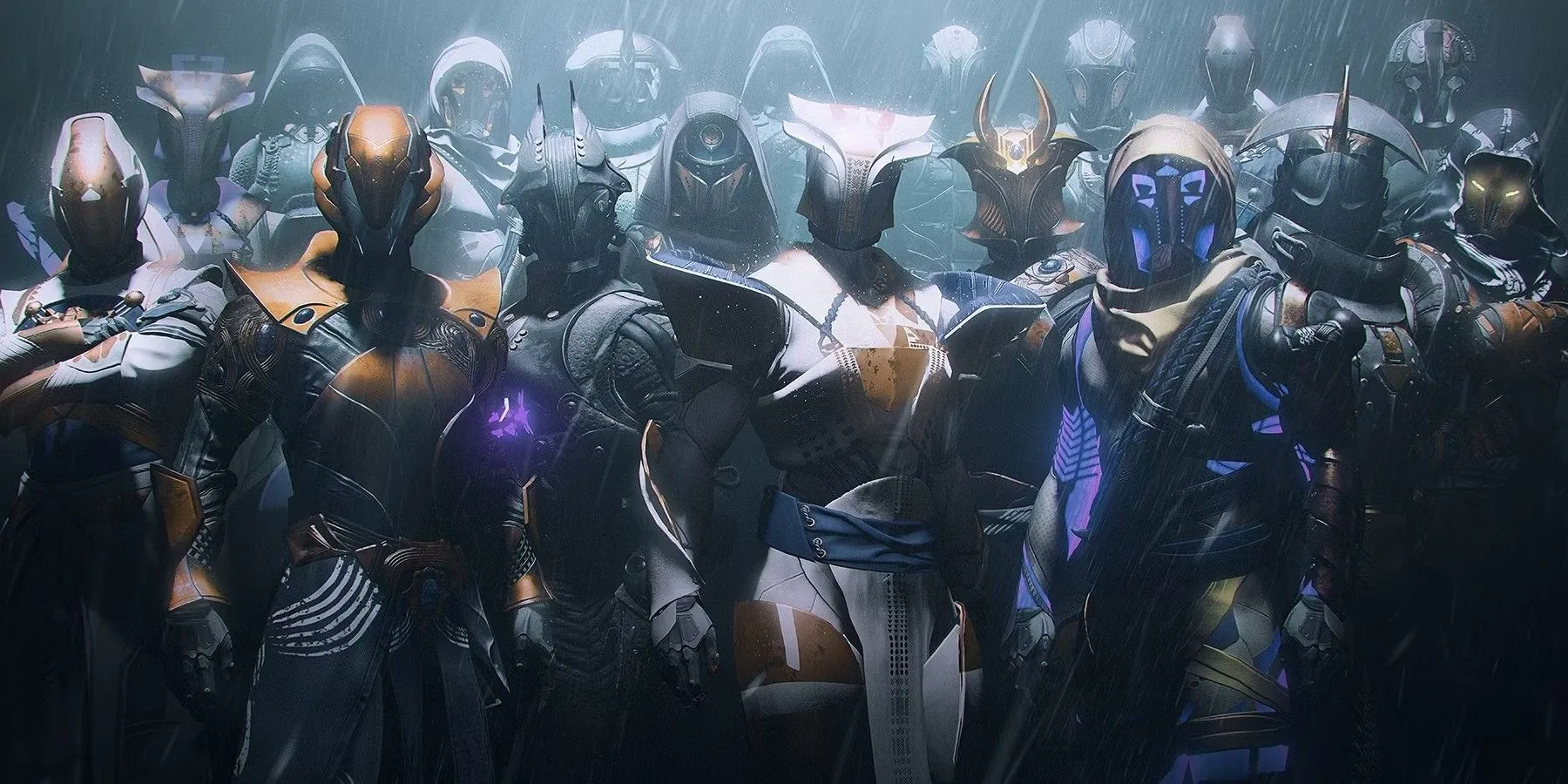 Ảnh minh họa các Guardians trong Destiny 2 với bộ giáp Raid