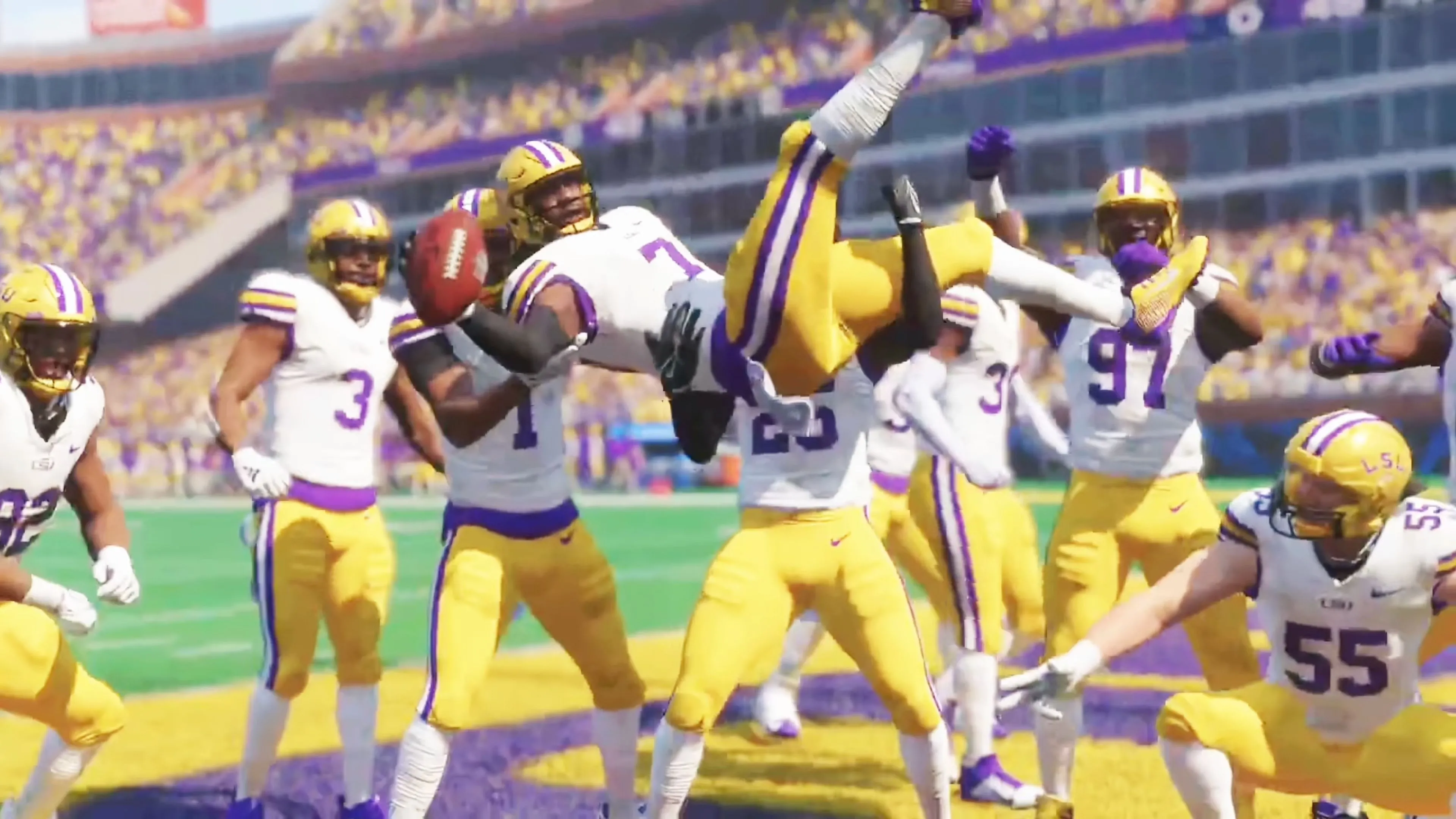Cận cảnh pha chạy bóng hấp dẫn trong College Football 26.