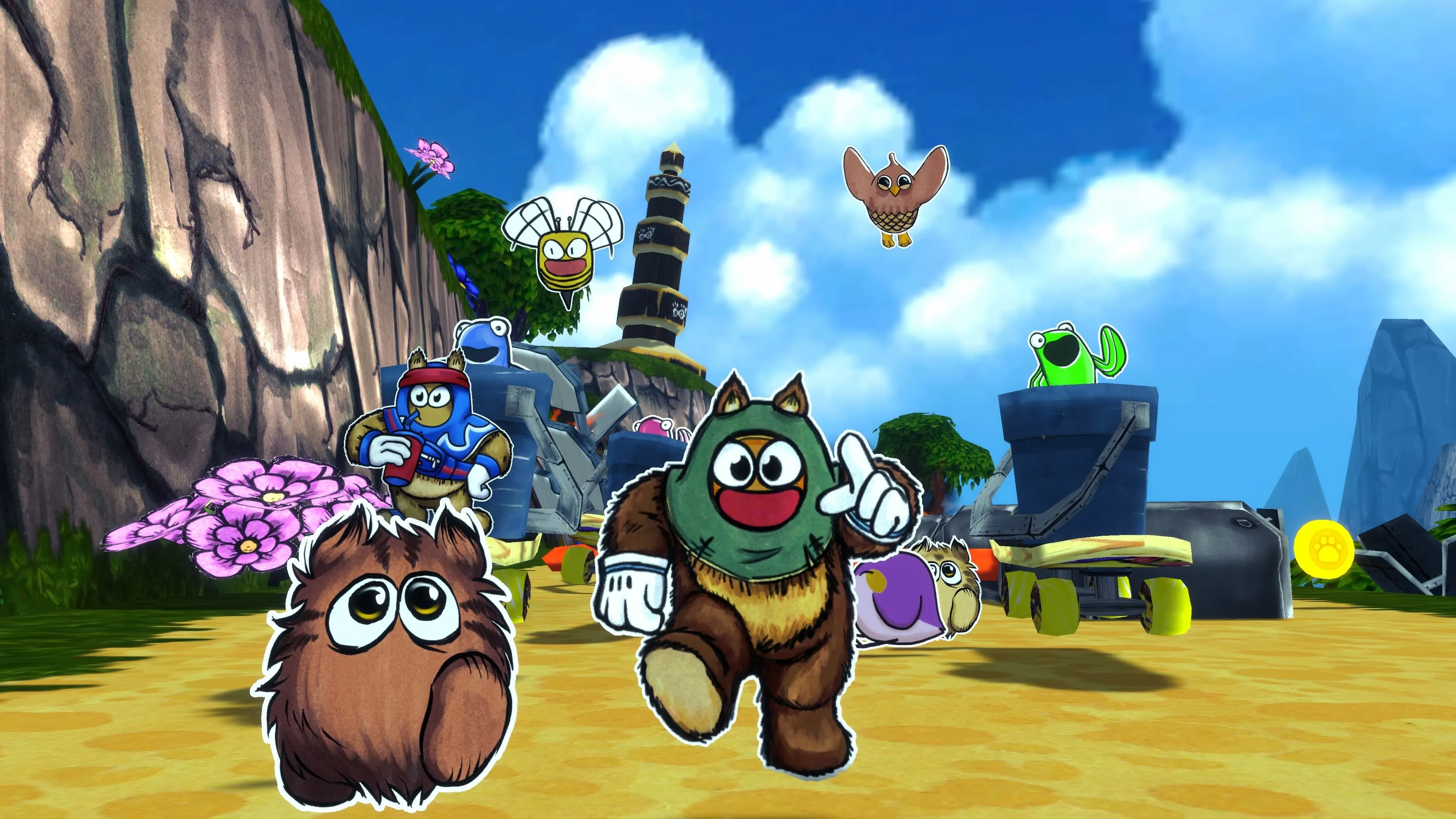 Dàn nhân vật đáng yêu trong game Ruffy and the Riverside