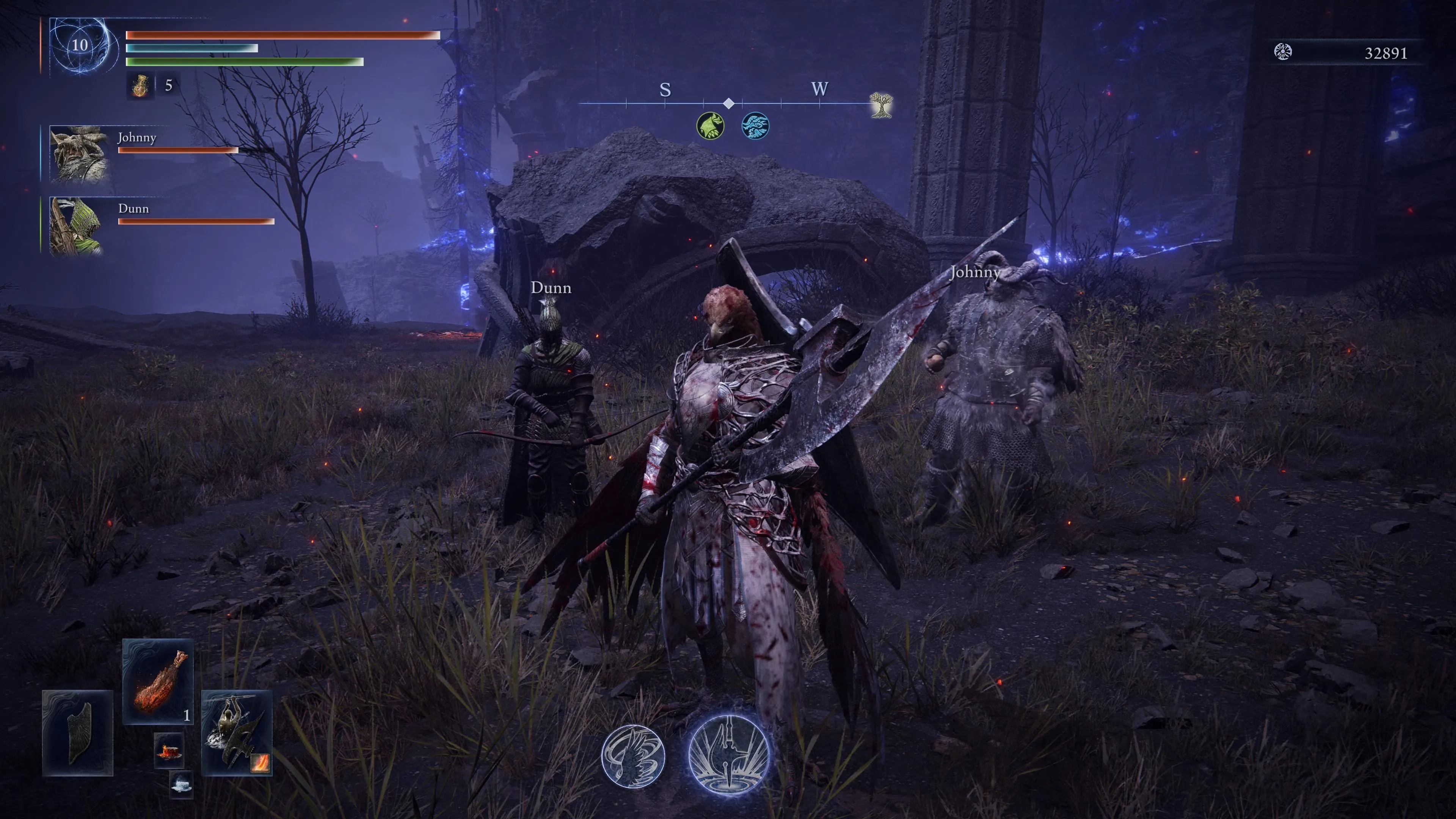 Đội hình ba game thủ cùng khám phá thế giới trong chế độ multiplayer Elden Ring Nightreign.