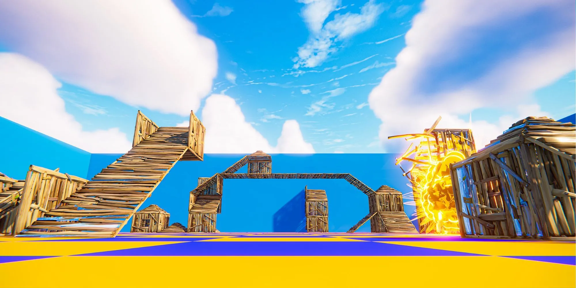 Gameplay screenshot of The Pit, without any players