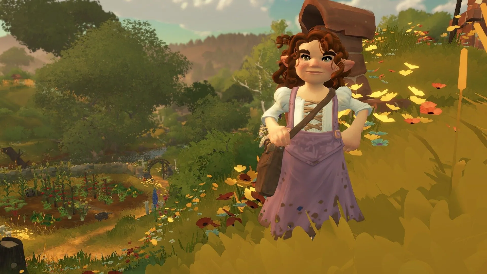 Hình ảnh quảng bá game Tales of the Shire với logo chính thức