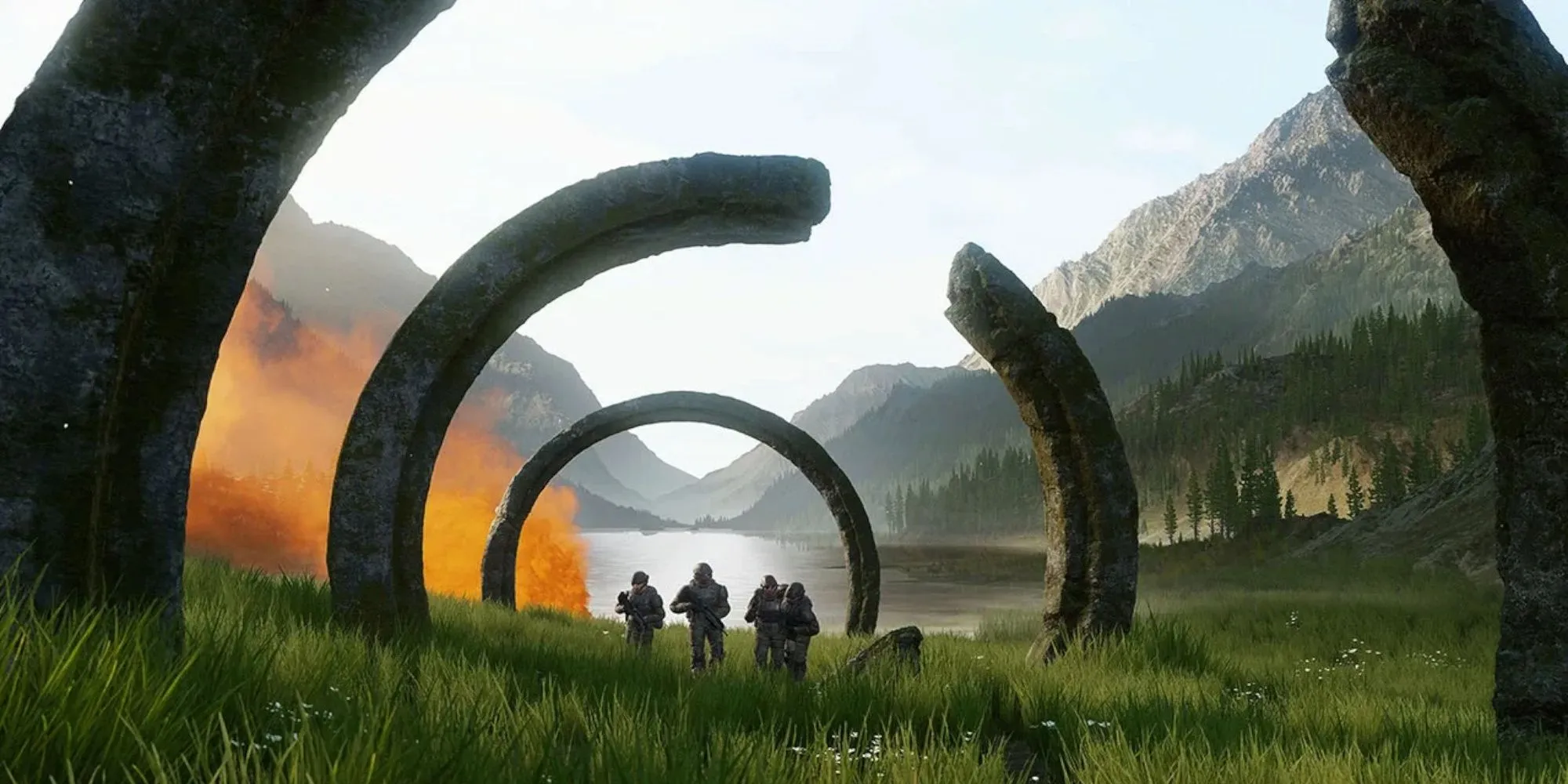 Hình ảnh từ tựa game Halo Infinite, một trong những thương hiệu chủ lực của Xbox, đang đối mặt với những thách thức trong phát triển và có nguy cơ bị ảnh hưởng bởi xu hướng AI hóa.