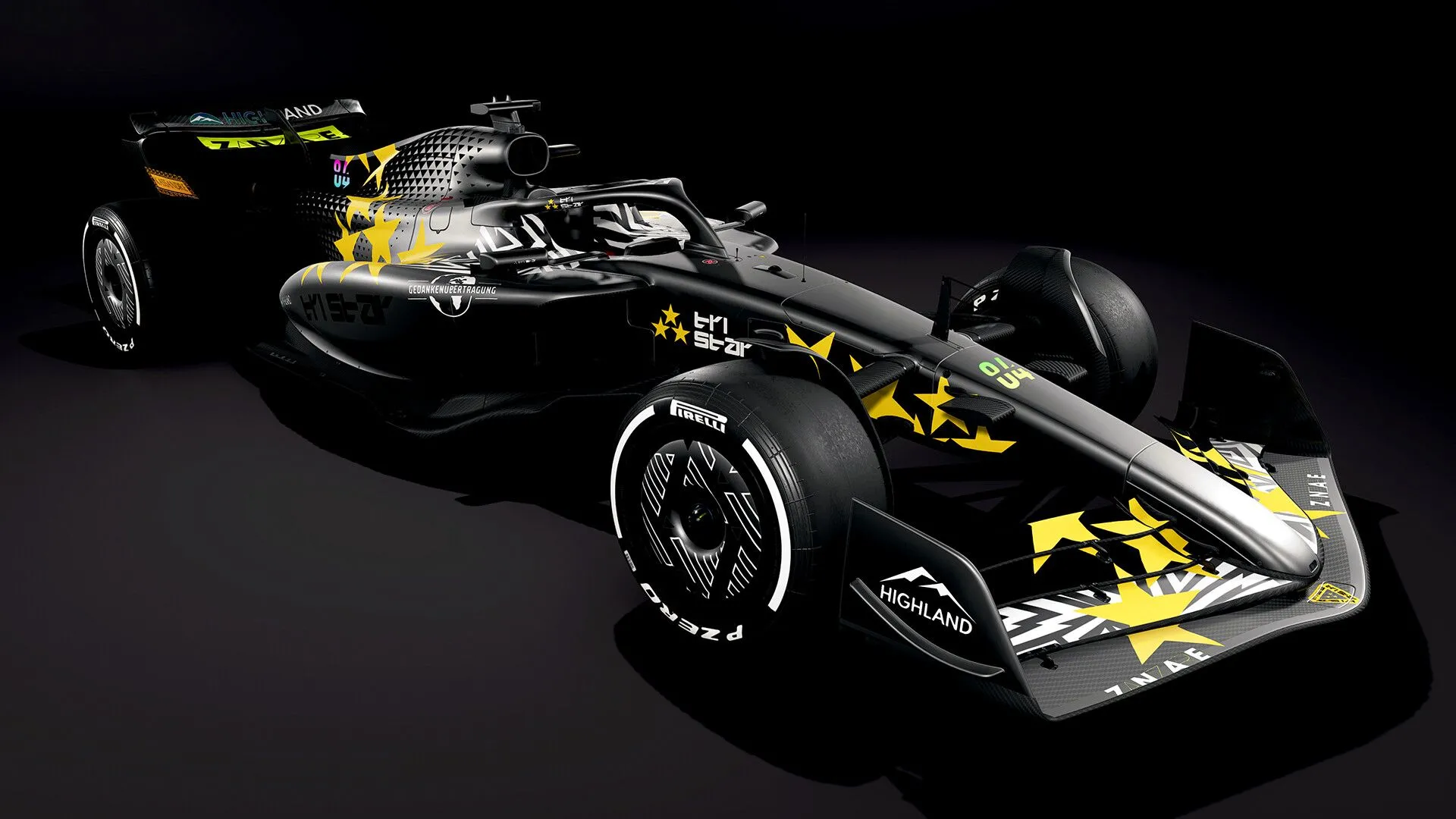 Hình ảnh xe đua F1 với hiệu ứng ánh sáng chân thực trong game F1 25