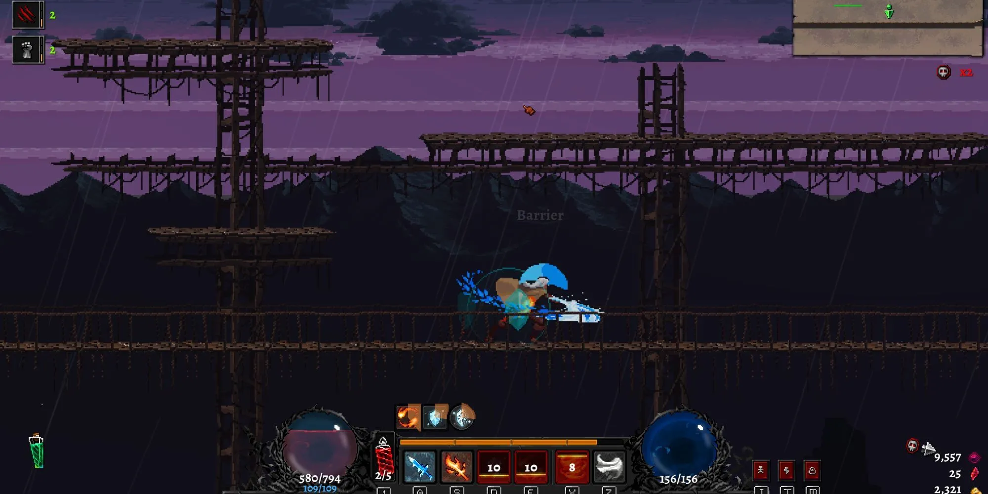Hoạt ảnh tấn công ấn tượng của nhân vật trong Dragon Is Dead.