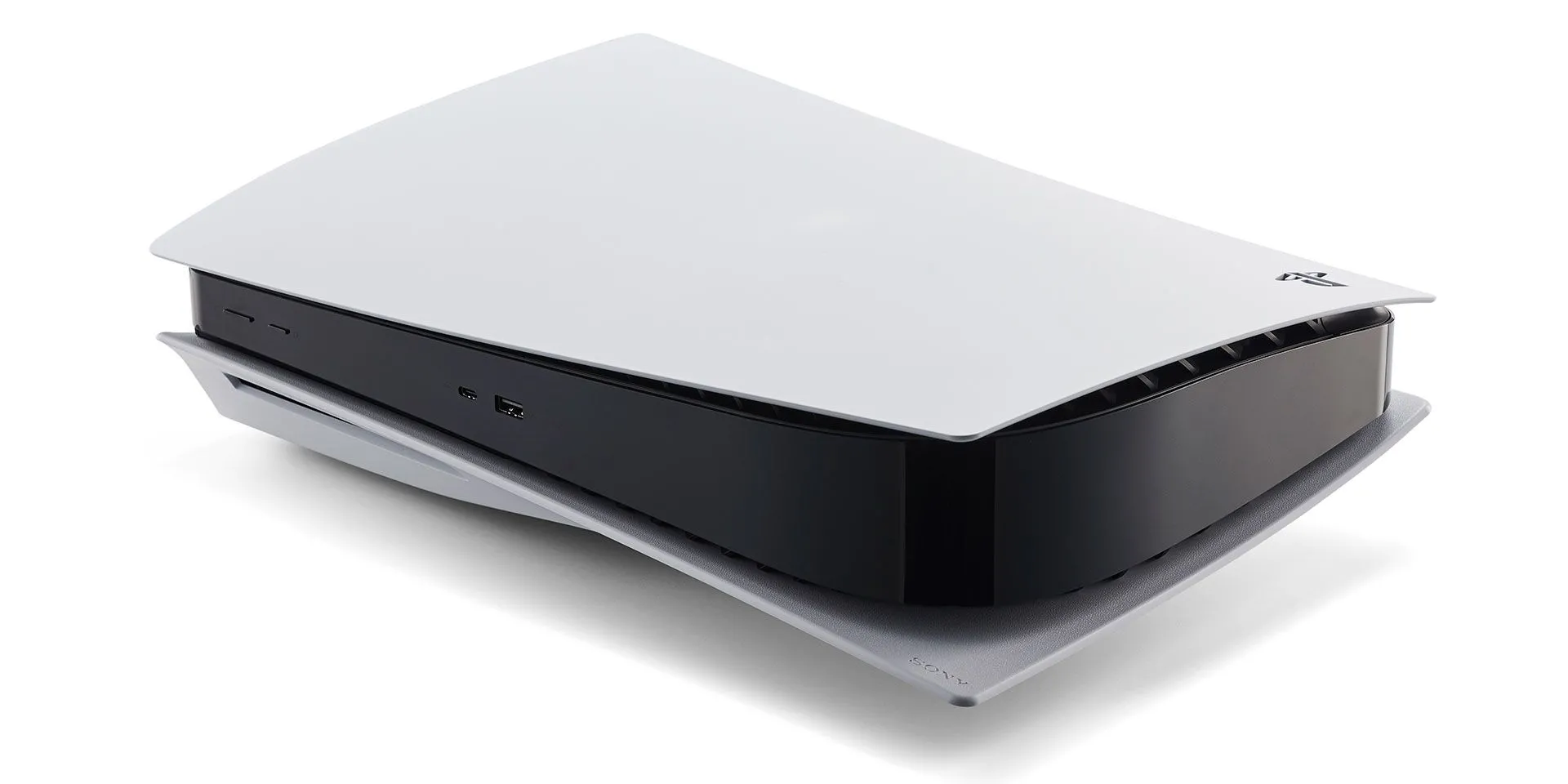 Máy console PlayStation 5 với thiết kế độc đáo và tay cầm DualSense, biểu tượng của sự đổi mới trong ngành game