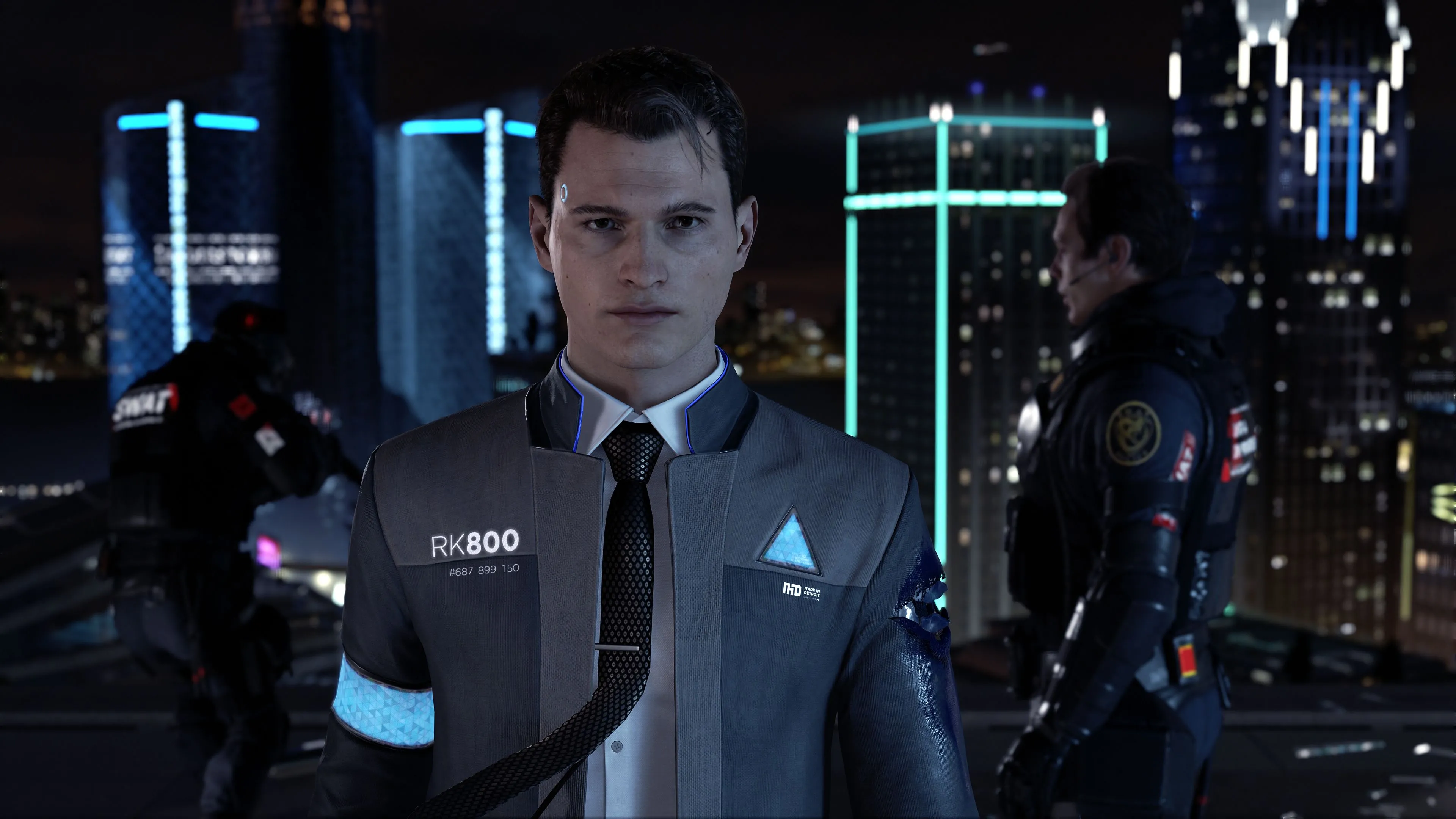 Nhân vật Connor trong game Detroit: Become Human, một tựa game từng bị nhóm Collective Shout nhắm đến vì nội dung