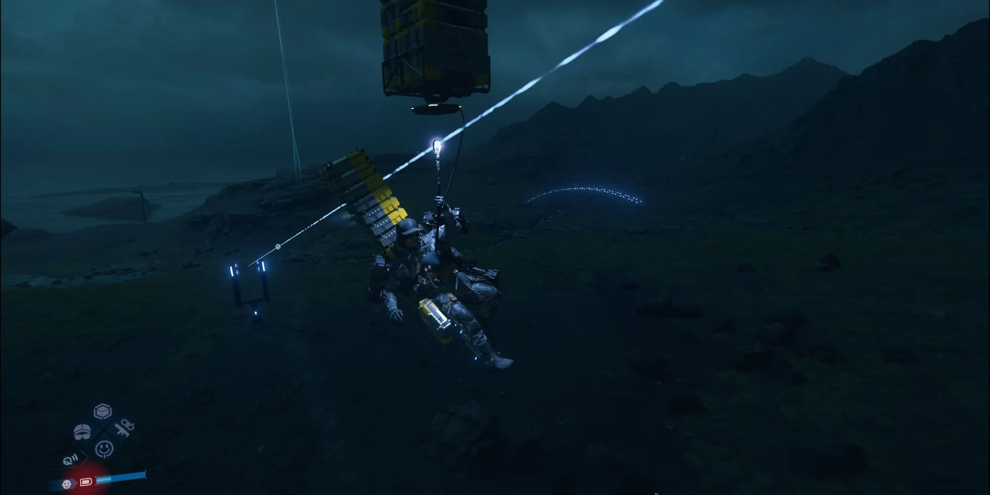 Phương tiện di chuyển mới giúp Sam vượt địa hình trong Death Stranding 2