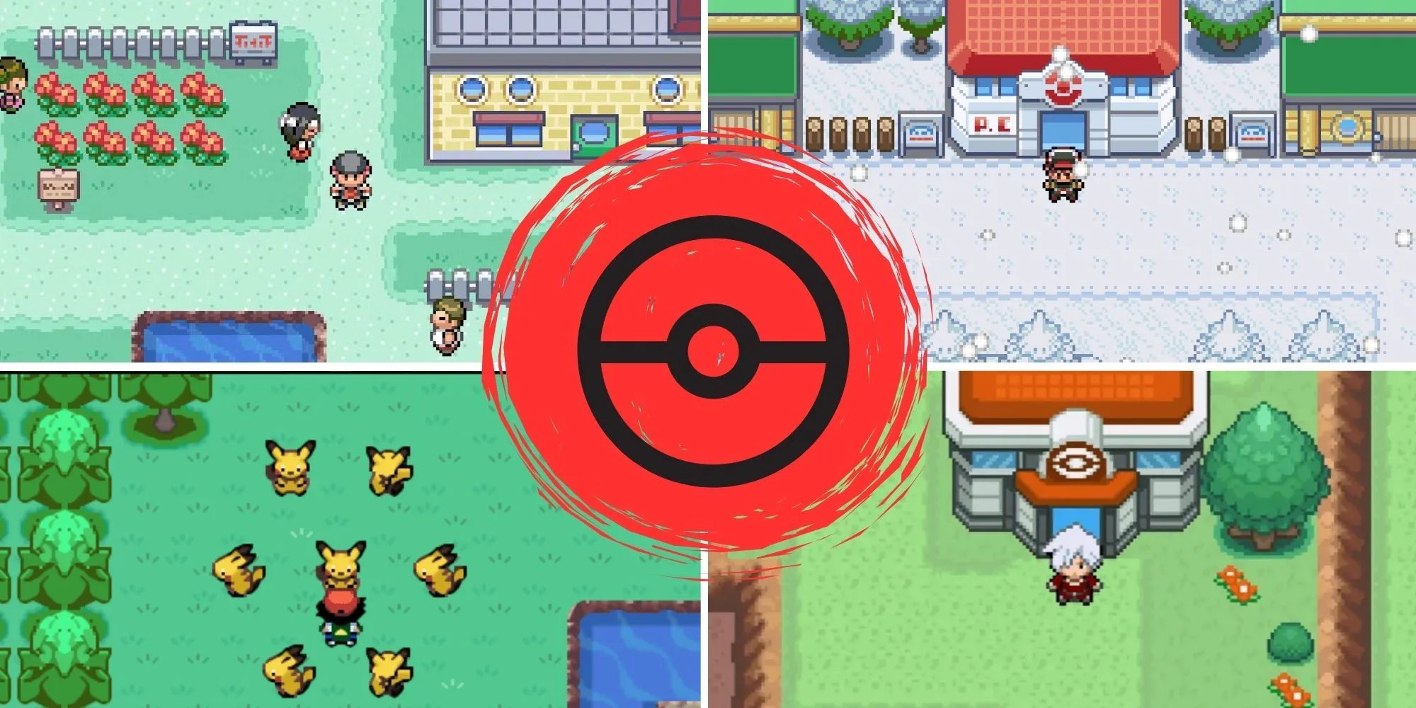 Pokemon cổ điển bắt đầu cuộc phiêu lưu trong rừng cây rậm rạp