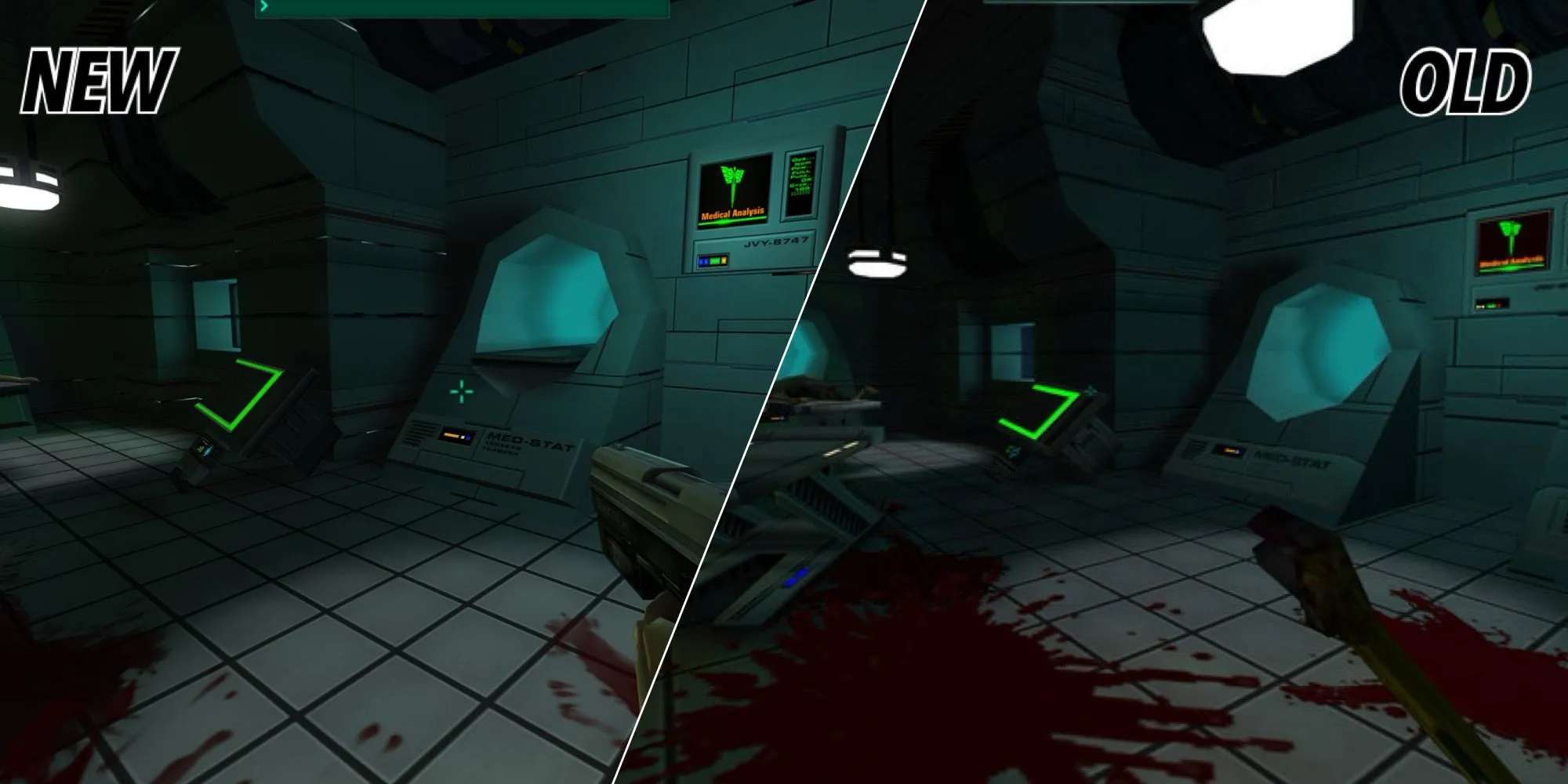 So sánh hình ảnh cũ và mới trong System Shock 2 Remaster