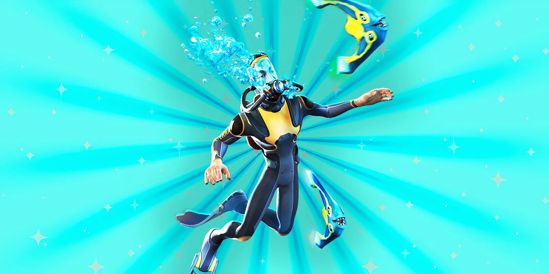 Tạo hình thợ lặn trong Subnautica, biểu tượng của sự phiêu lưu dưới đại dương sâu thẳm.