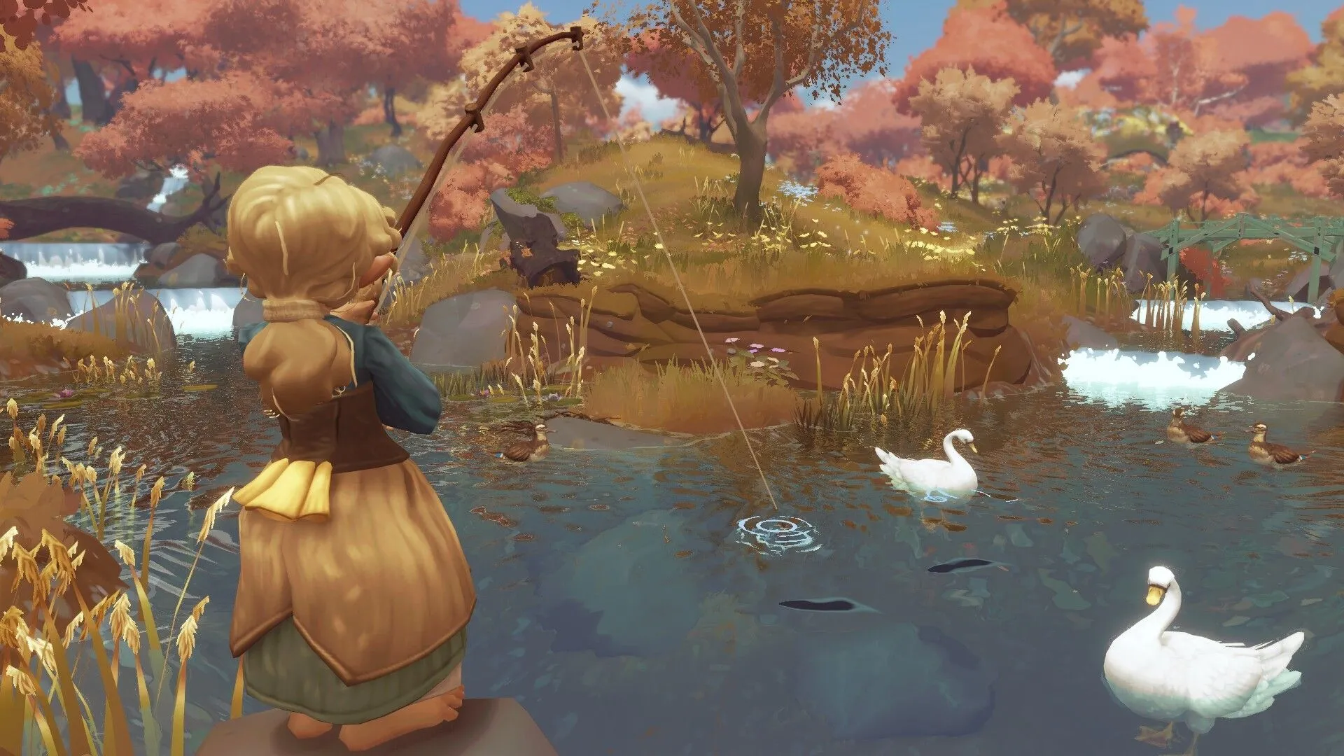 Toàn cảnh làng Bywater ở vùng đất Shire thơ mộng trong game Tales of the Shire A The Lord of the Rings Game