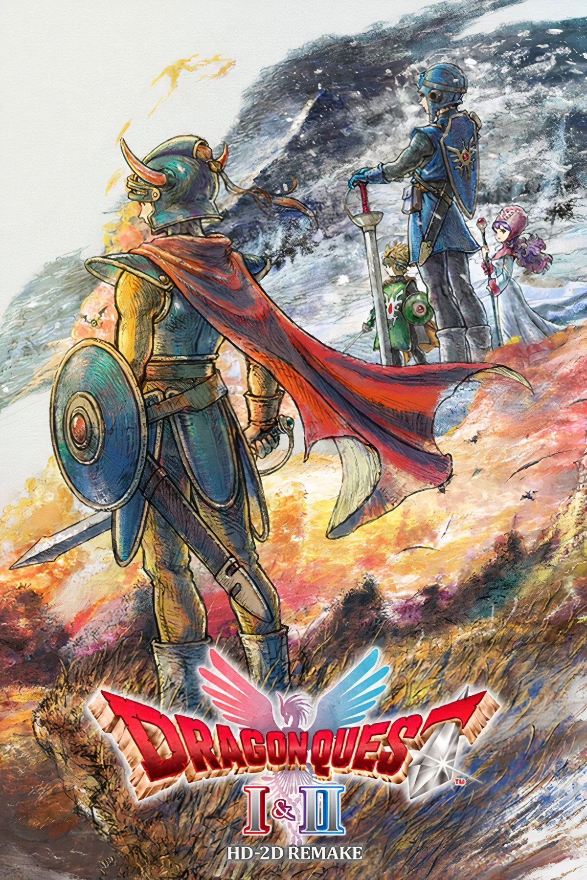 Tổng hợp các nhân vật và phong cảnh đẹp mắt từ thế giới Dragon Quest 1 &amp; 2 HD-2D Remake
