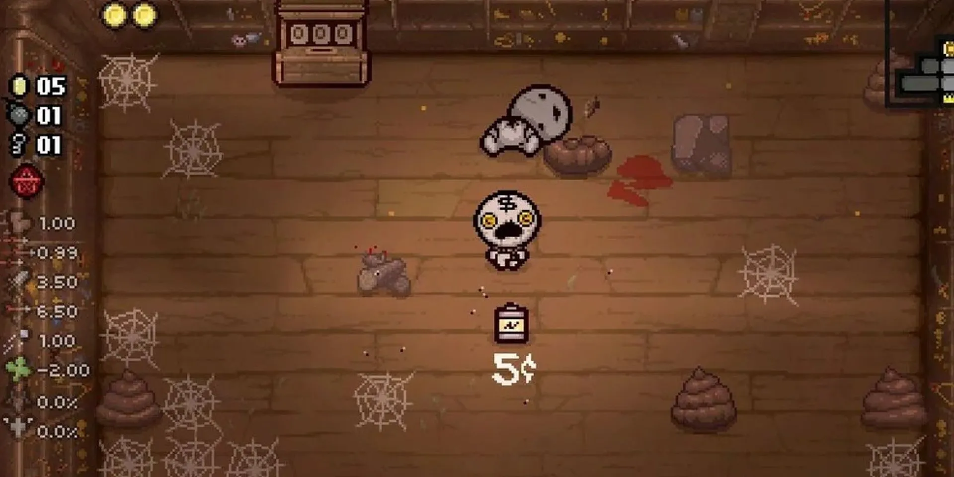 Nhân vật Tainted Keeper trong cửa hàng của The Binding of Isaac: Rebirth, kết quả của một ARG phức tạp