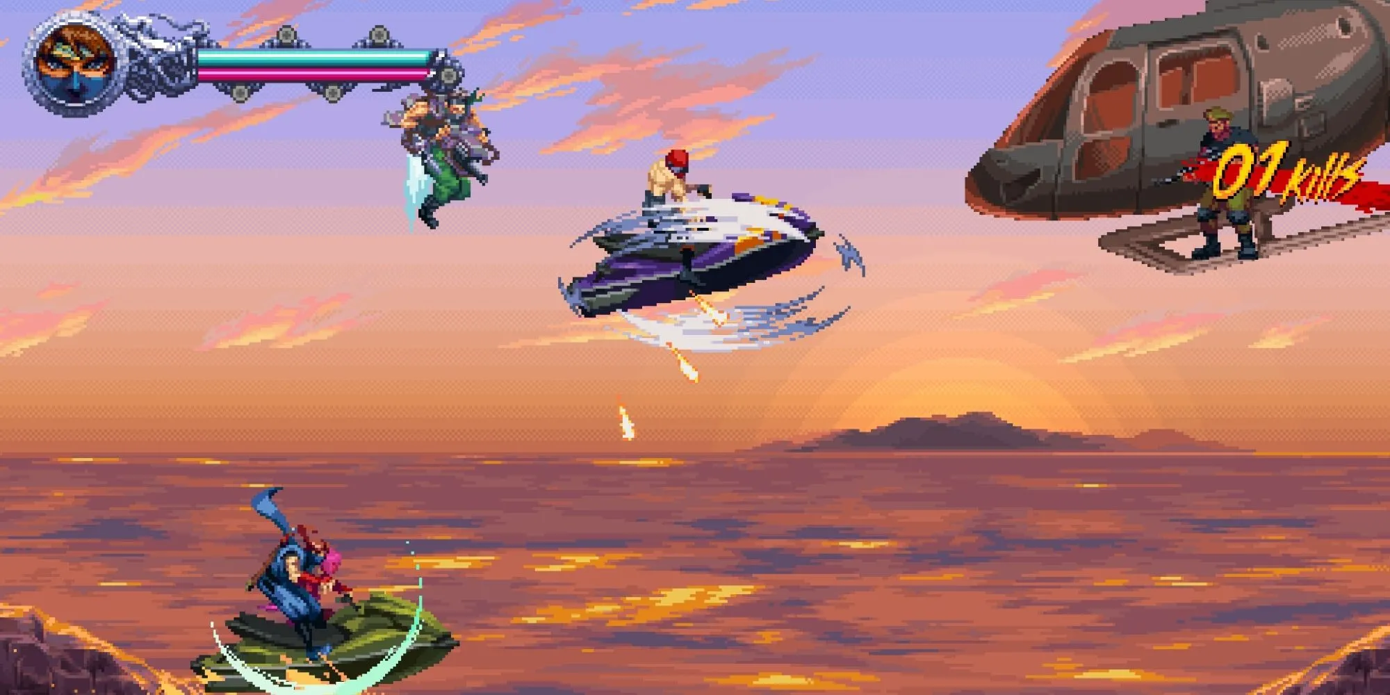 Ninja Gaiden Ragebound - Jet ski