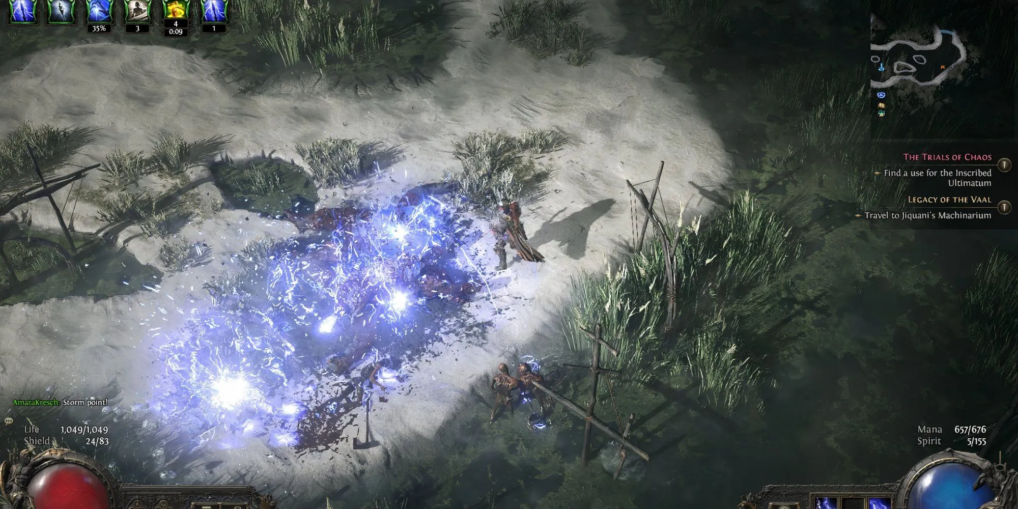 Path of Exile II game hành động nhập vai, kỹ năng cung thủ