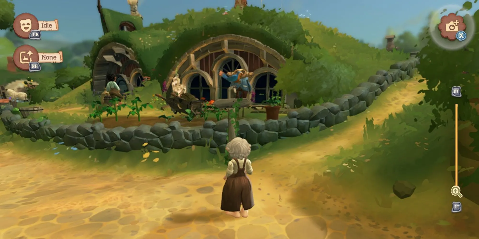 Phong cảnh thơ mộng với đồ họa màu nước của Tales of the Shire, dù đẹp mắt nhưng đôi khi gặp vấn đề về hiệu suất