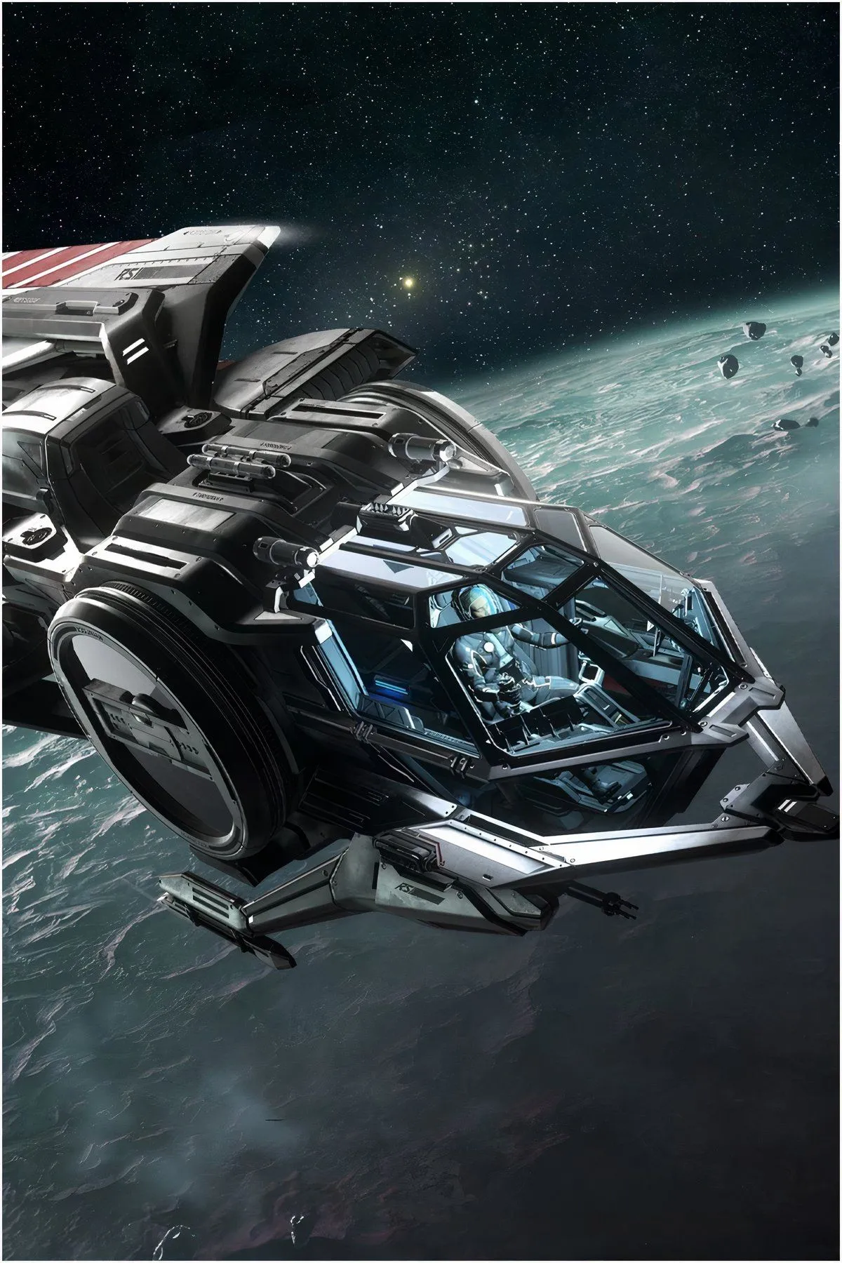 Tuyển tập hình ảnh nhân vật và bối cảnh vũ trụ hùng vĩ trong Star Citizen và Squadron 42