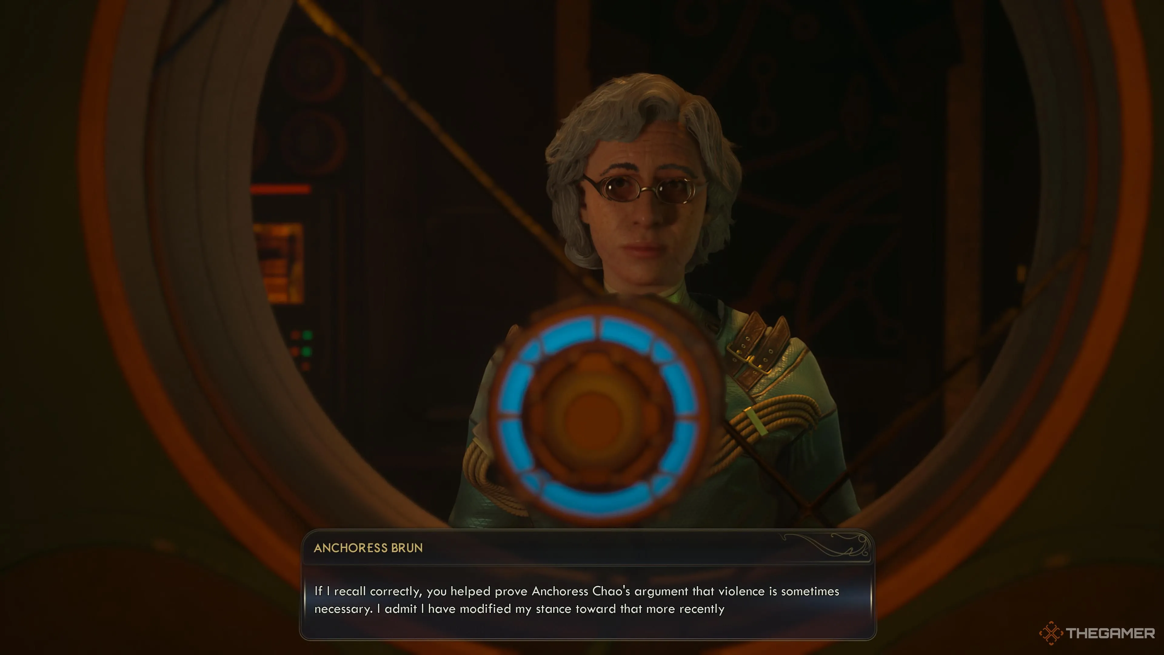 Anchoress Brun nhắc lại cuộc tranh luận trước đây