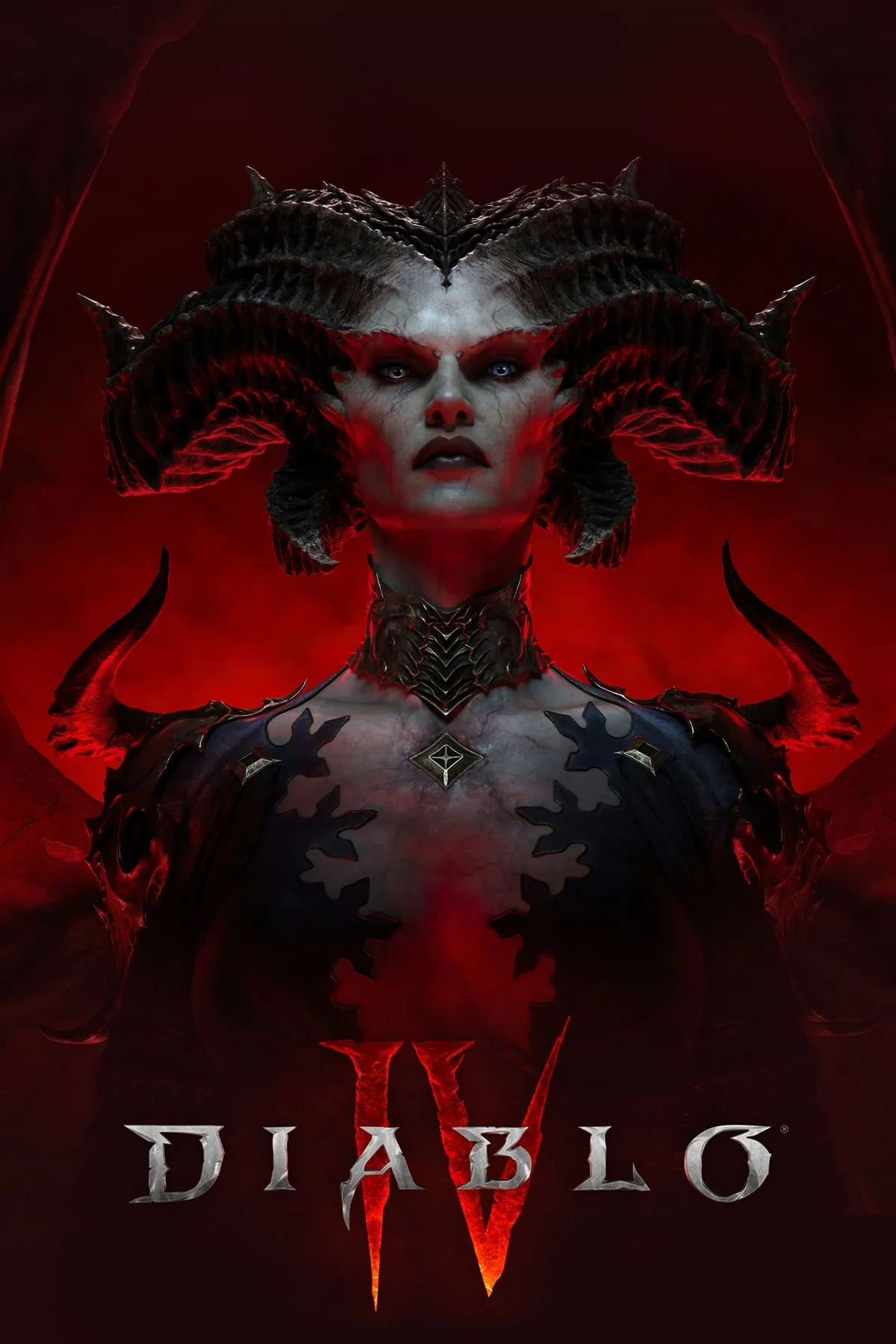 Ảnh bìa Diablo 4 thể hiện bối cảnh Sanctuary và các Lesser Evils
