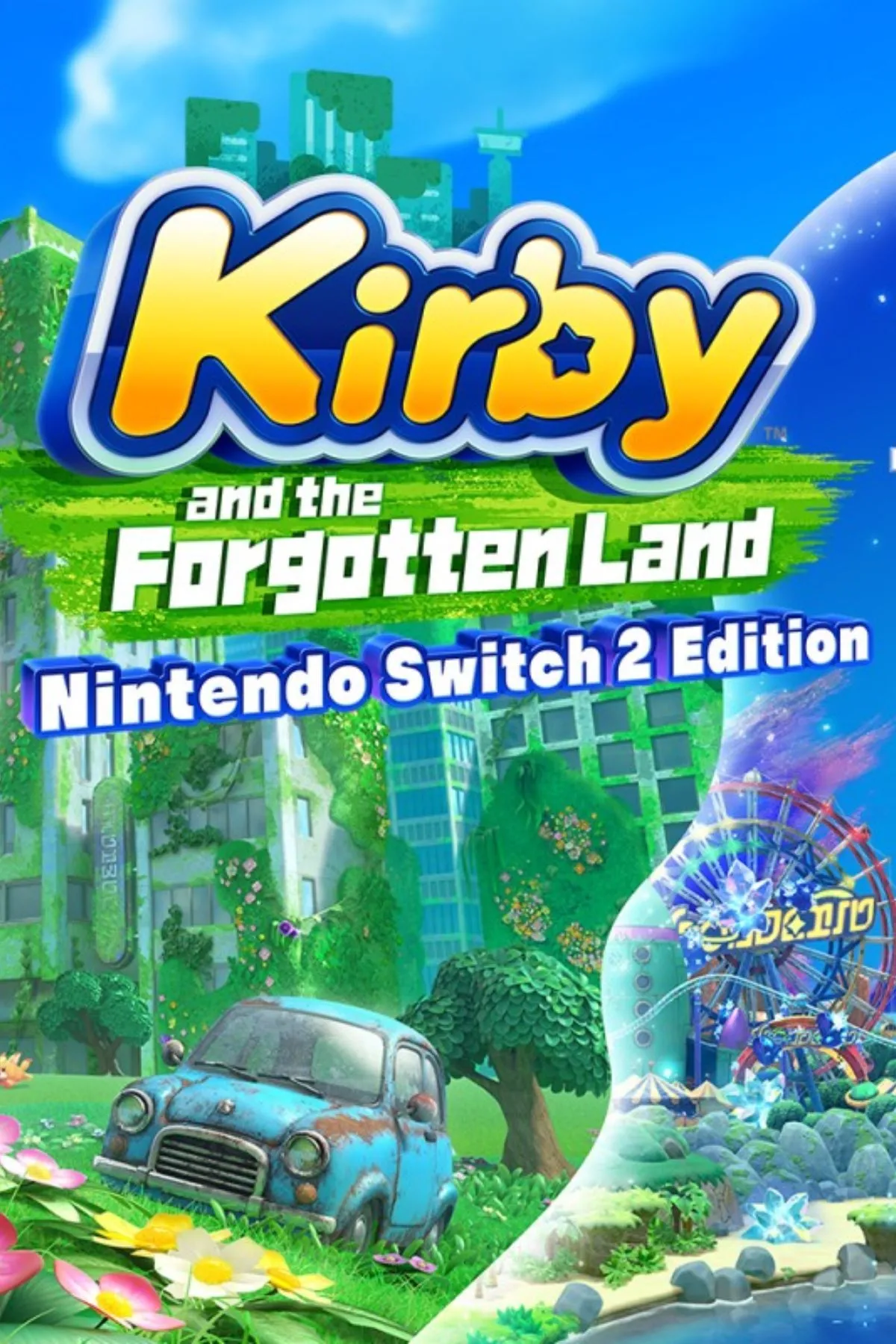 Ảnh Kirby and the Forgotten Land - Switch 2 Edition với khu vực băng giá trong Star-Crossed World