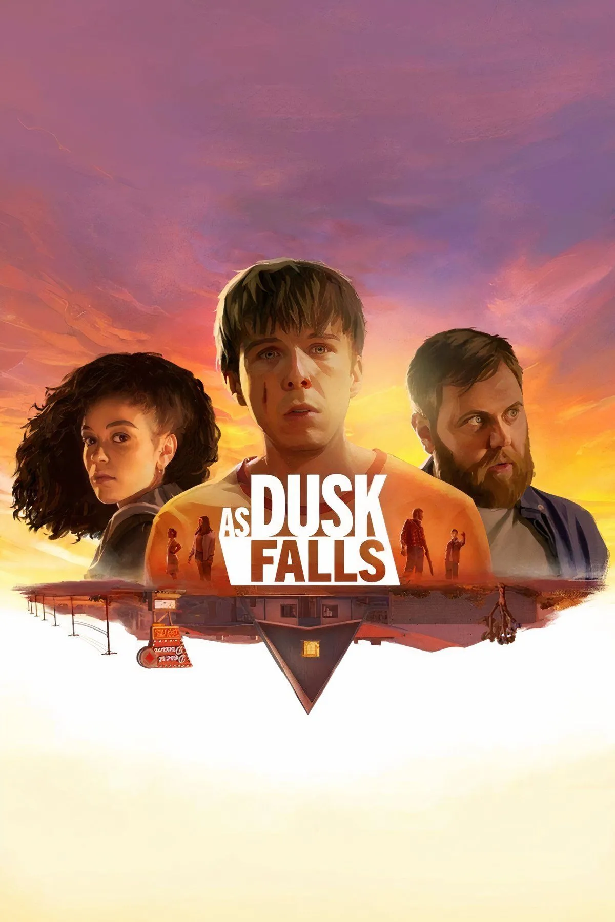 Ảnh minh họa As Dusk Falls – phong cách motion comic, khoảnh khắc gia đình đầy kịch tính