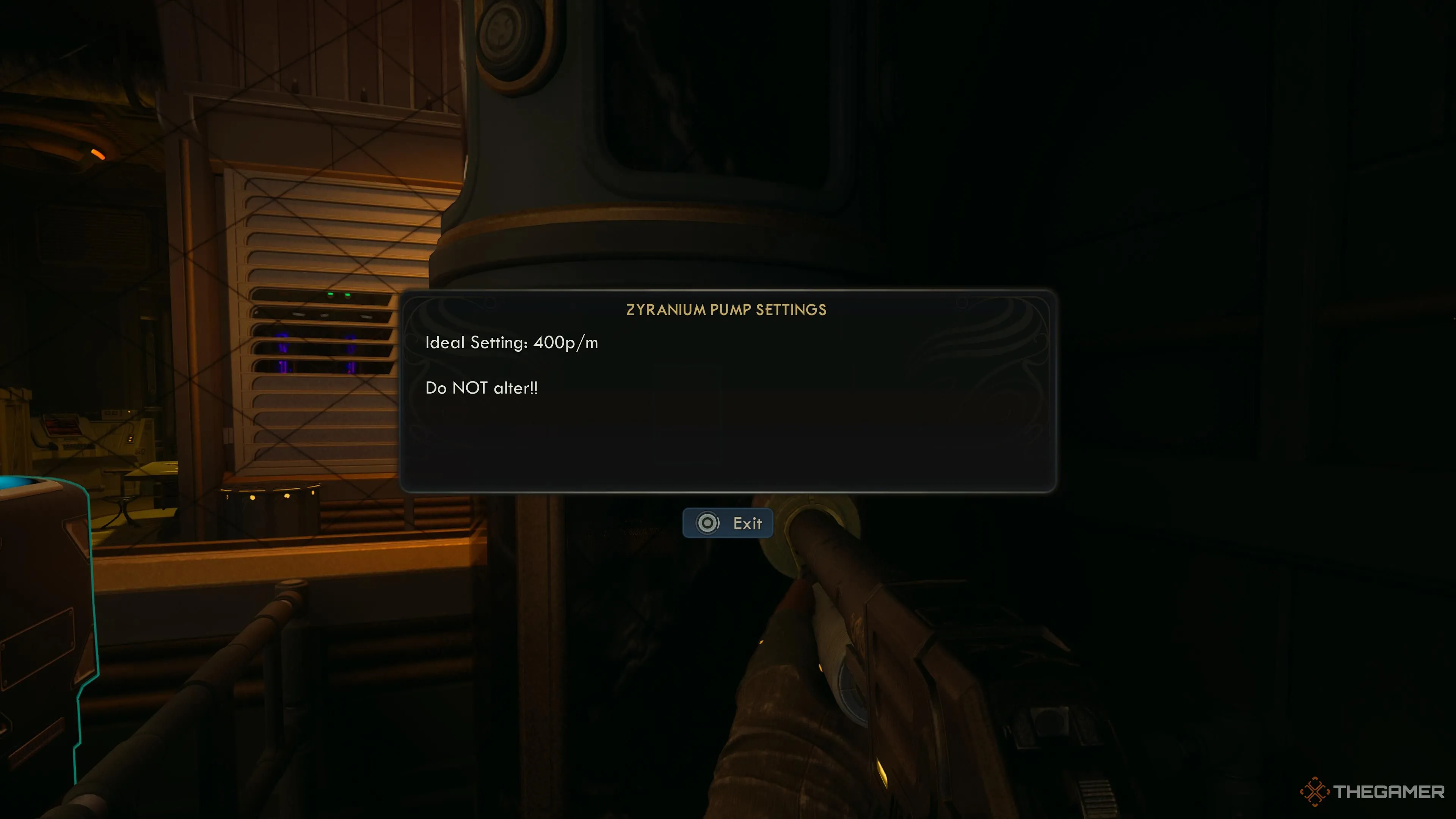 Bảng điều khiển Zyranium và các chỉ số dòng chảy