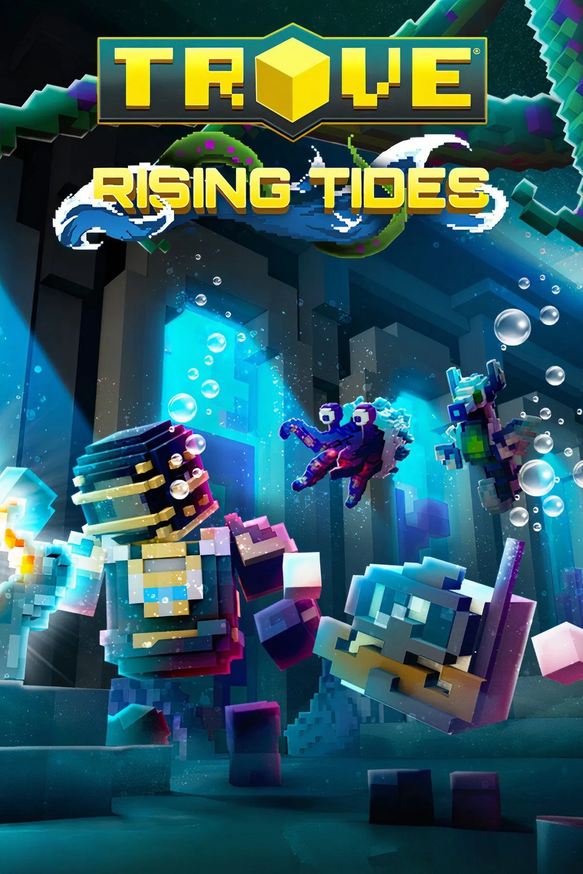 Bìa Trove — voxel sandbox, sáng tạo vô hạn trên Steam