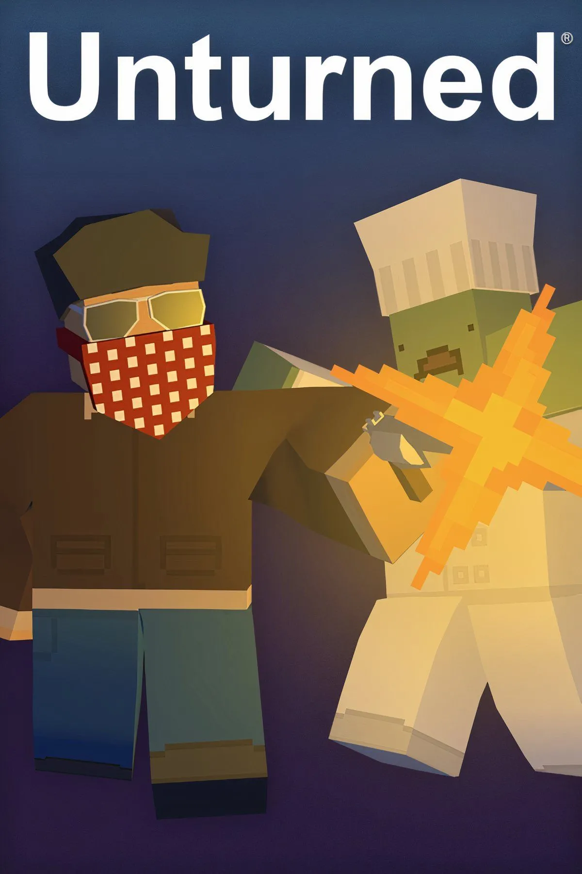 Bìa Unturned — sinh tồn blocky với zombie, open-world miễn phí