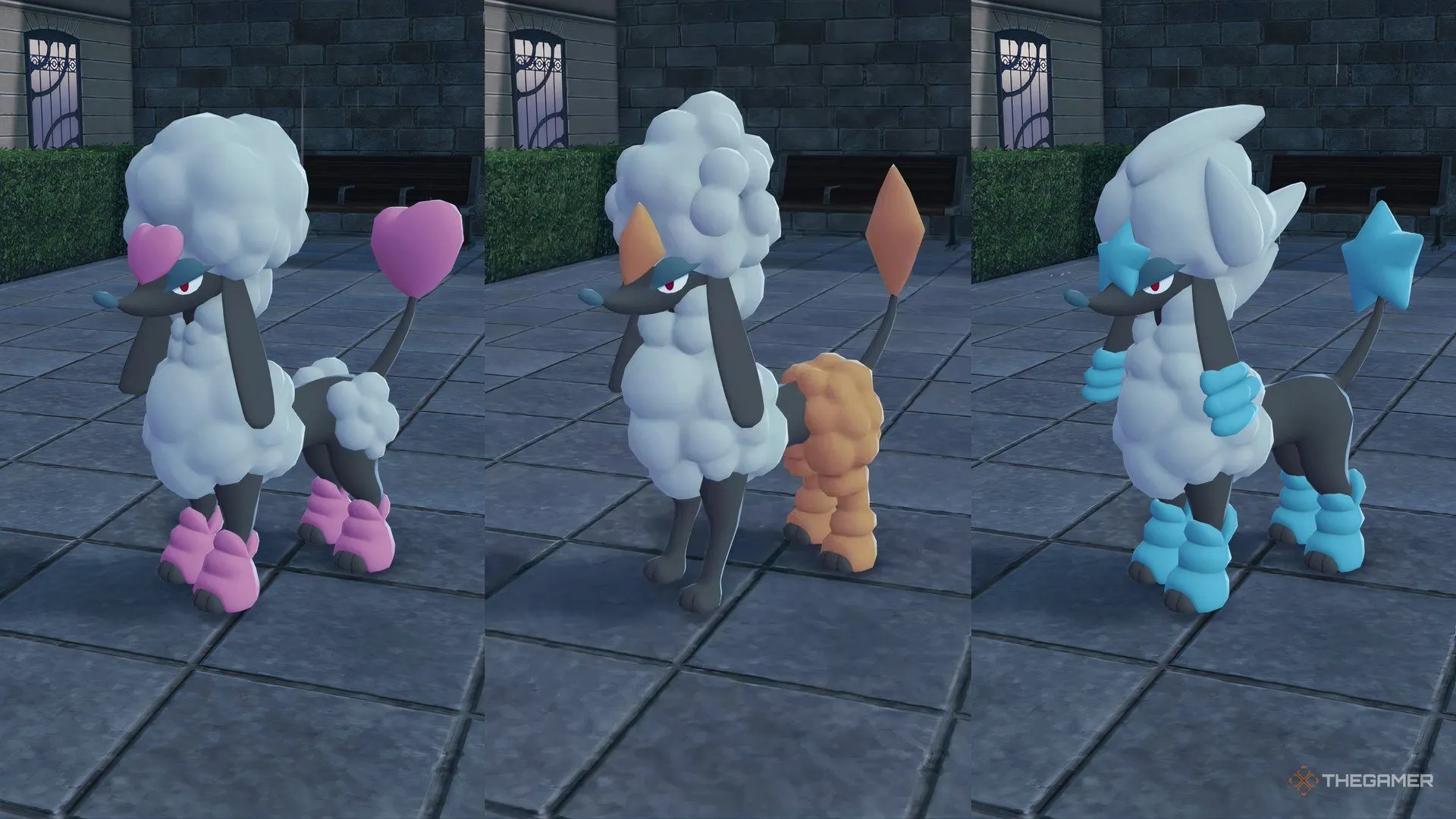Các kiểu cắt tỉa Heart, Star và Trim của Furfrou trong Legends Z-A
