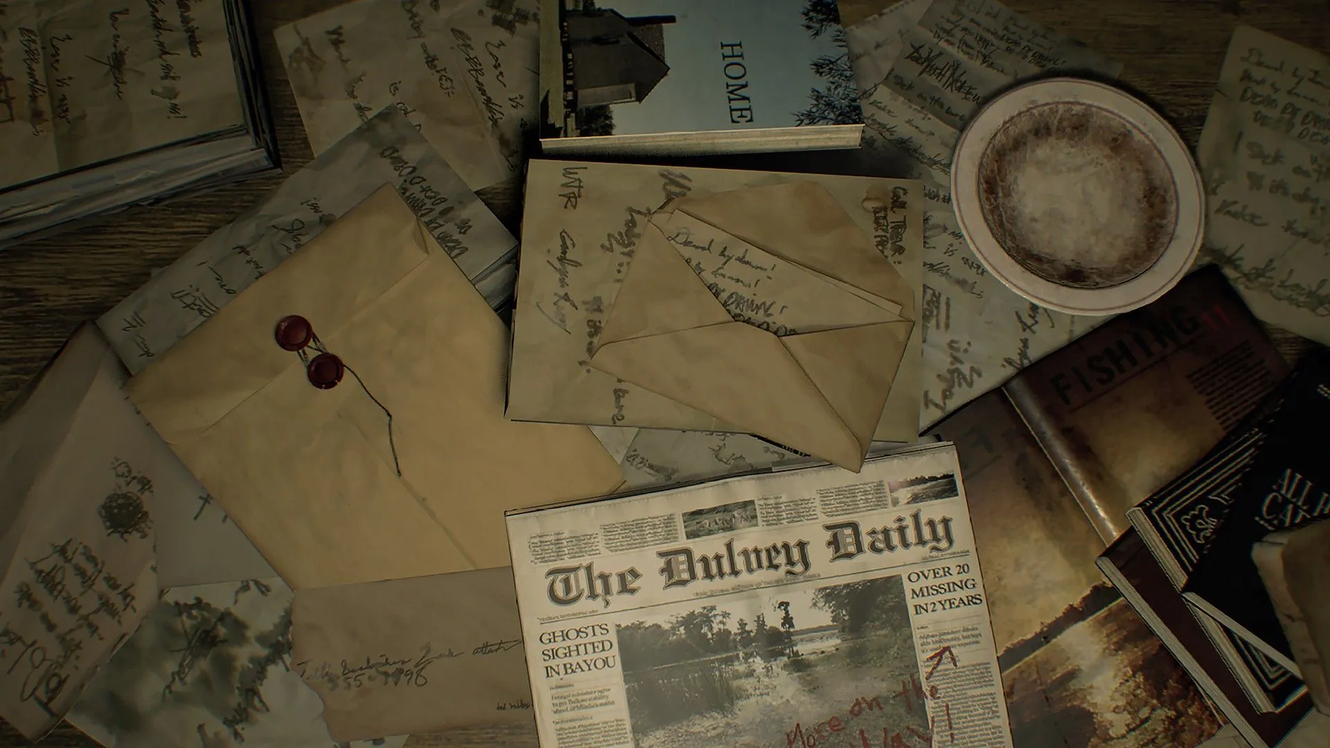 Các mẩu báo và thư từ hé lộ bí ẩn trong Resident Evil 7: Biohazard