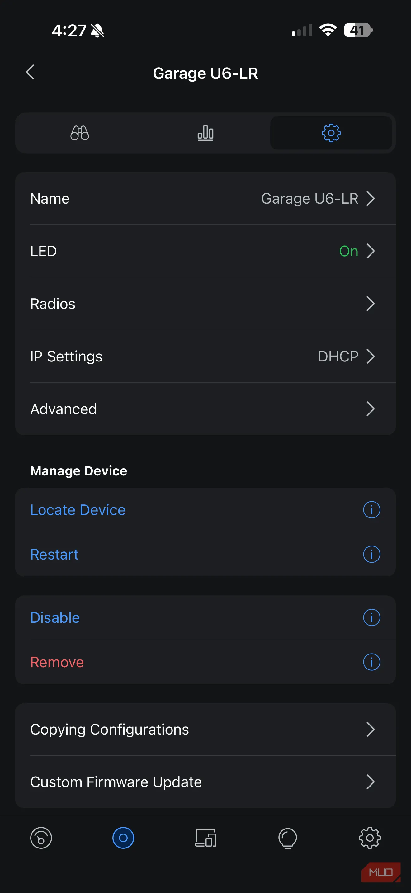Cài đặt kênh trên ứng dụng UniFi — chuyển từ Auto sang kênh thủ công cho từng AP