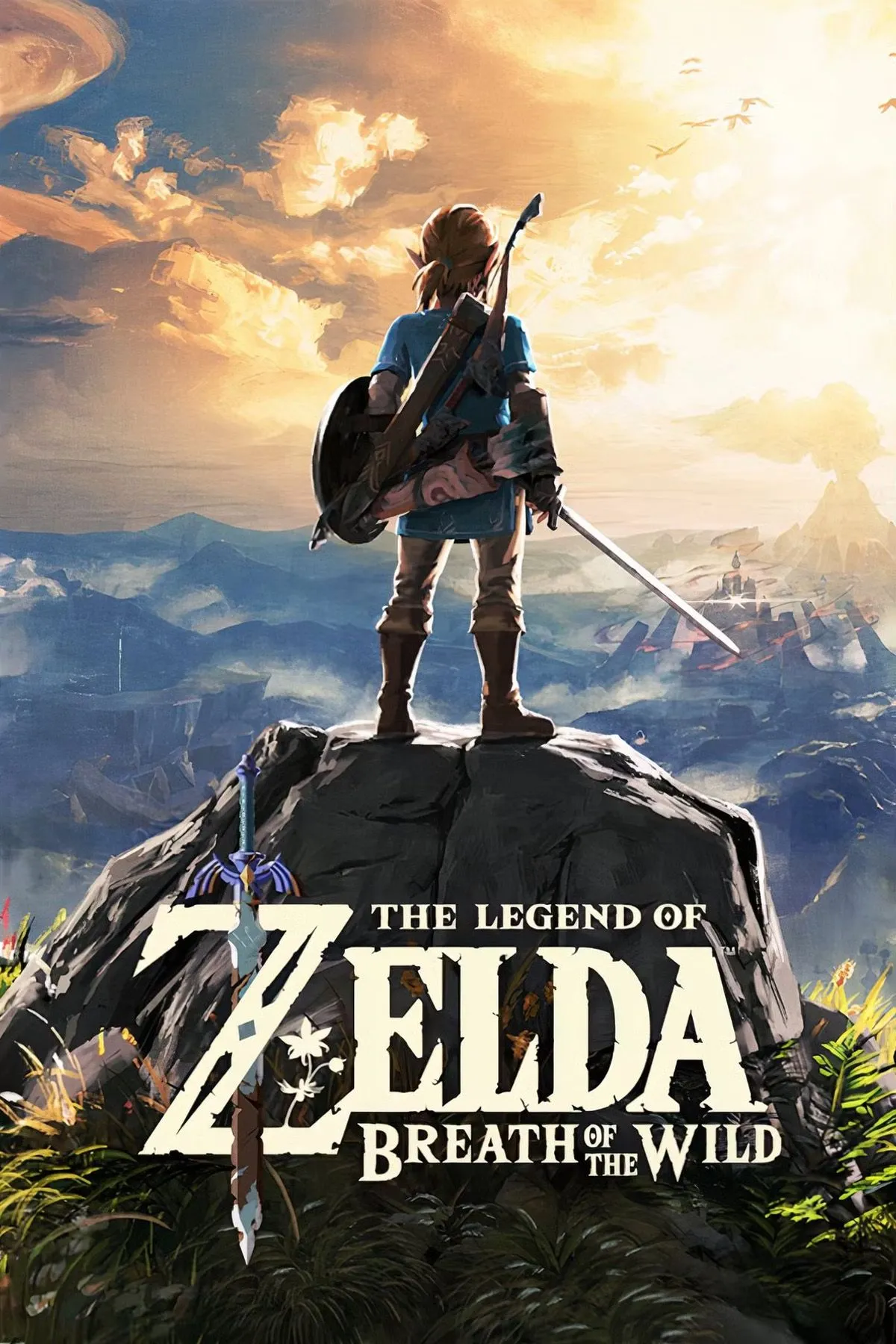 Cảnh bối cảnh tĩnh lặng của Hyrule trong Breath of the Wild