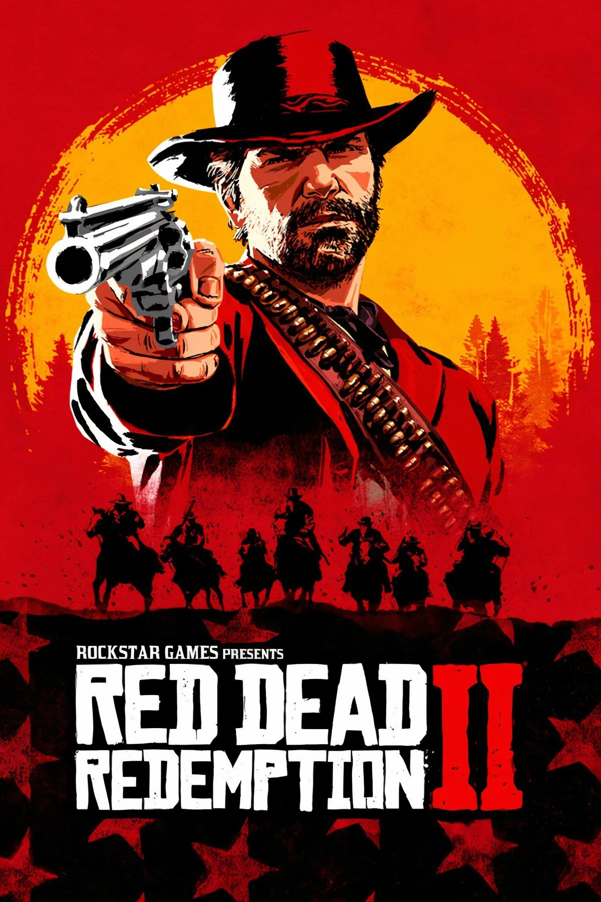 Cảnh hoàng hôn và thảo nguyên trong Red Dead Redemption 2