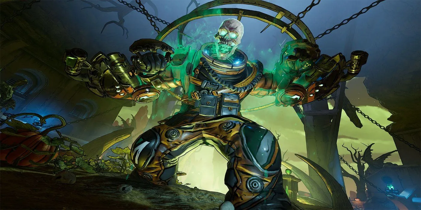 Captain Haunt trong Borderlands 3 Bloody Harvest, ví dụ về sự kiện Halloween có map và boss đặc sắc hơn
