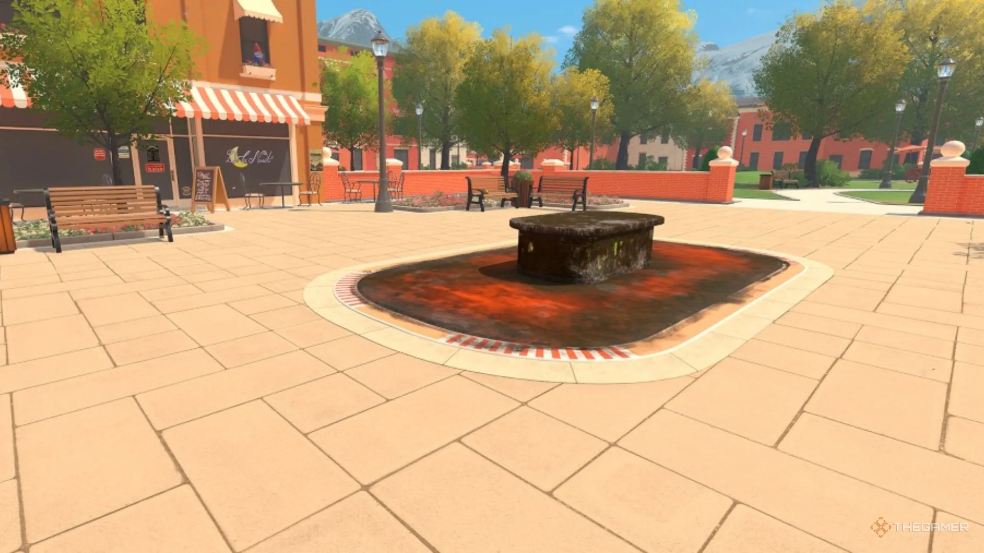 Cơ sở công cộng ẩn dưới mặt đất khi bắt đầu nhiệm vụ trong PowerWash Simulator 2.