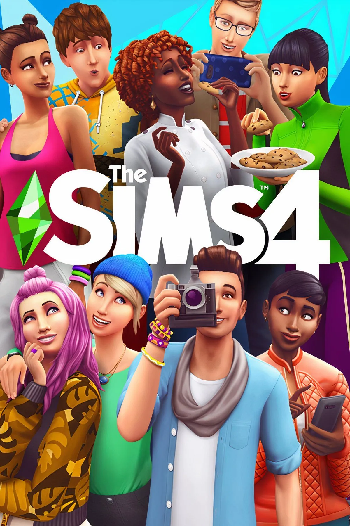 Cover art trang tag The Sims 4 – biểu tượng hệ thống và nền tảng PC Xbox