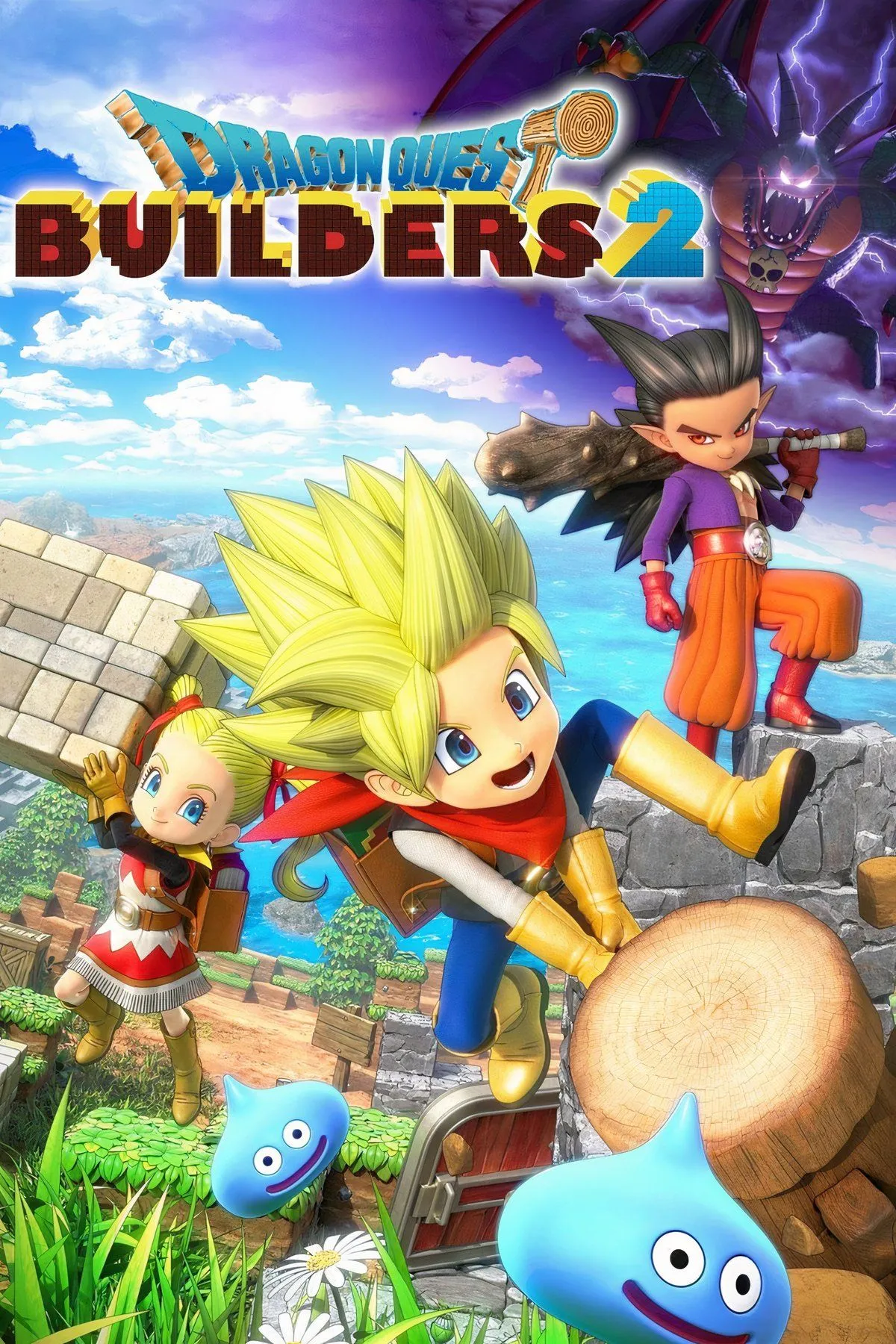 Dragon Quest Builders 2: cảnh xây dựng và sáng tạo với phong cách hoạt hình tươi sáng