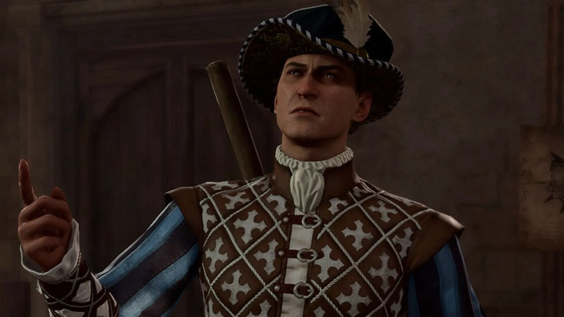 Ettvard Needle đang chỉ tay trong Baldur's Gate 3