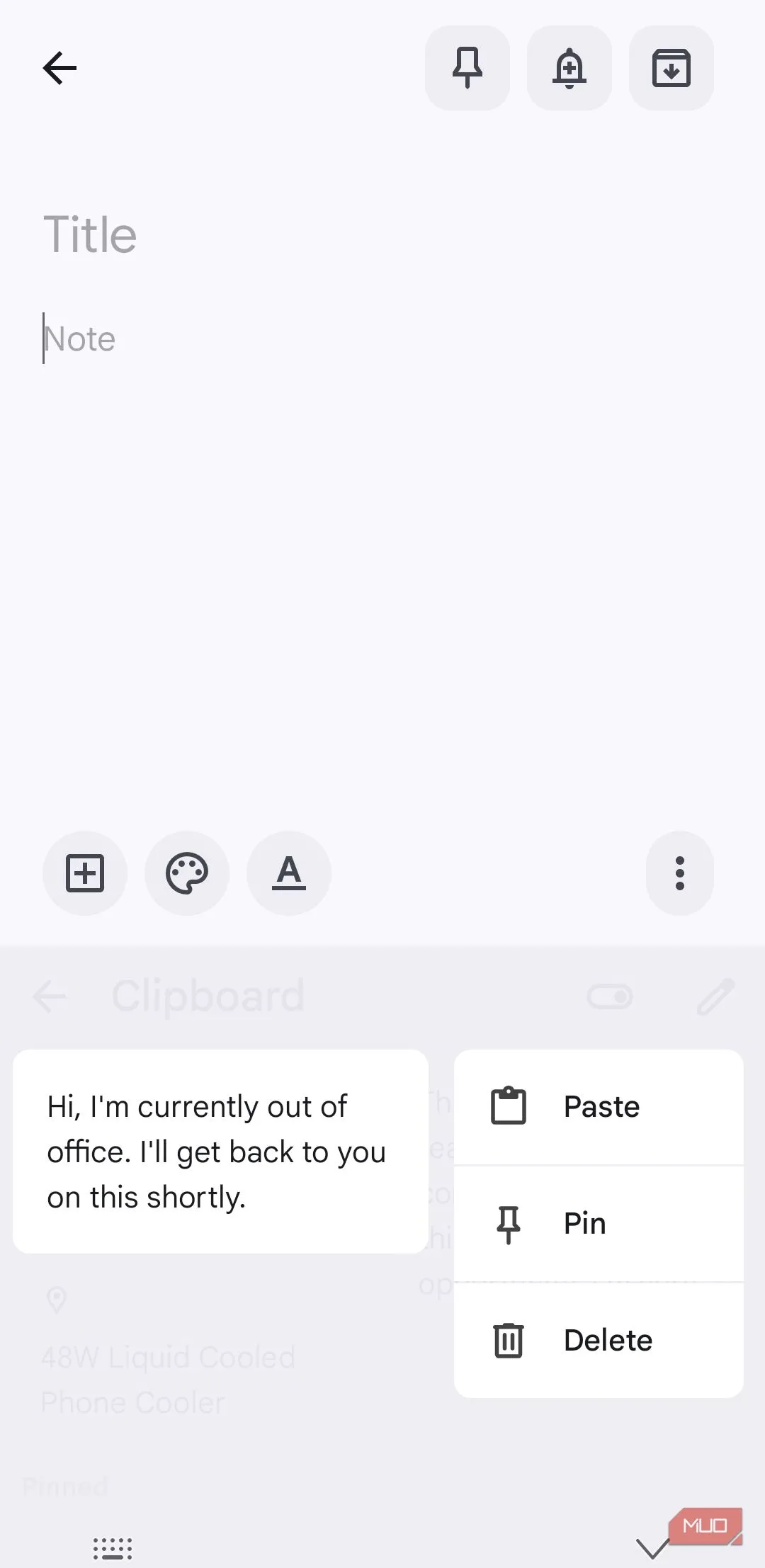 Ghim đoạn văn vào Clipboard trên Gboard để dùng lại nhanh chóng