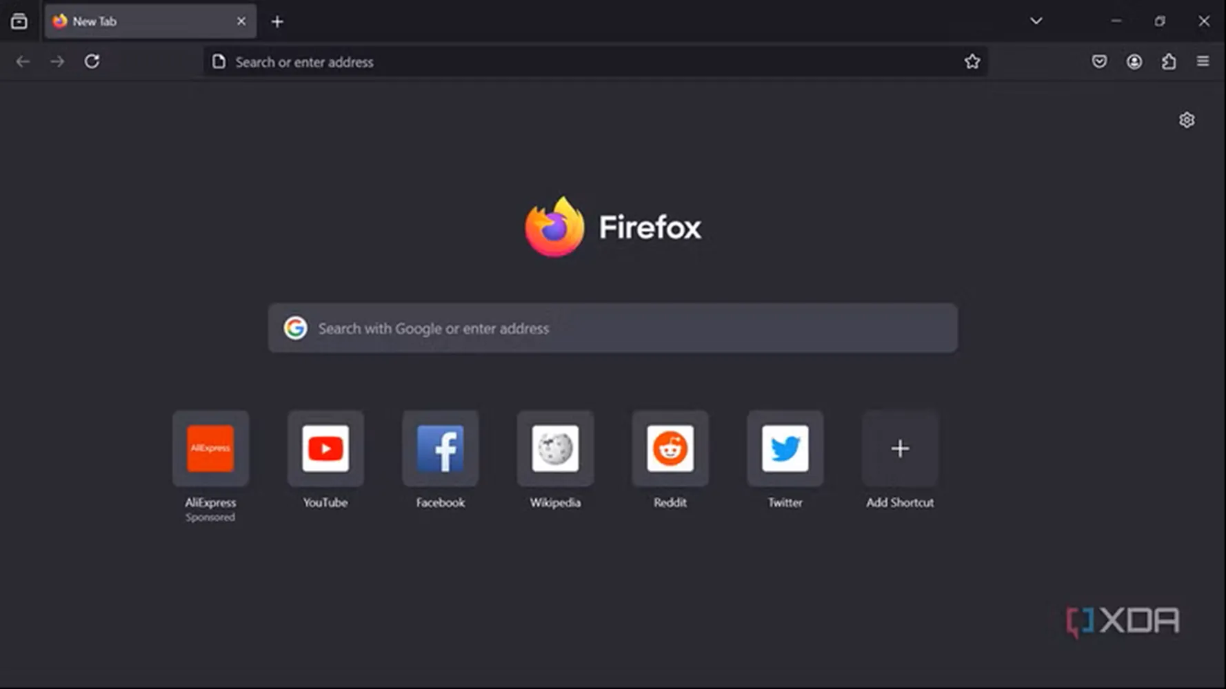 Giao diện Firefox Portable chạy từ USB, thể hiện tab và thanh địa chỉ quen thuộc