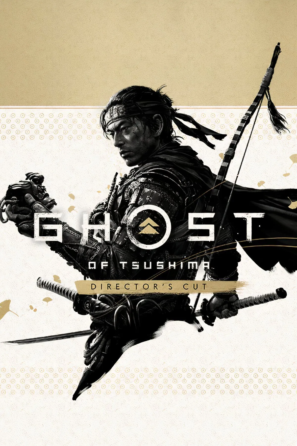 Hình ảnh Ghost of Tsushima với chiến binh samurai đứng giữa phong cảnh Nhật Bản rực rỡ