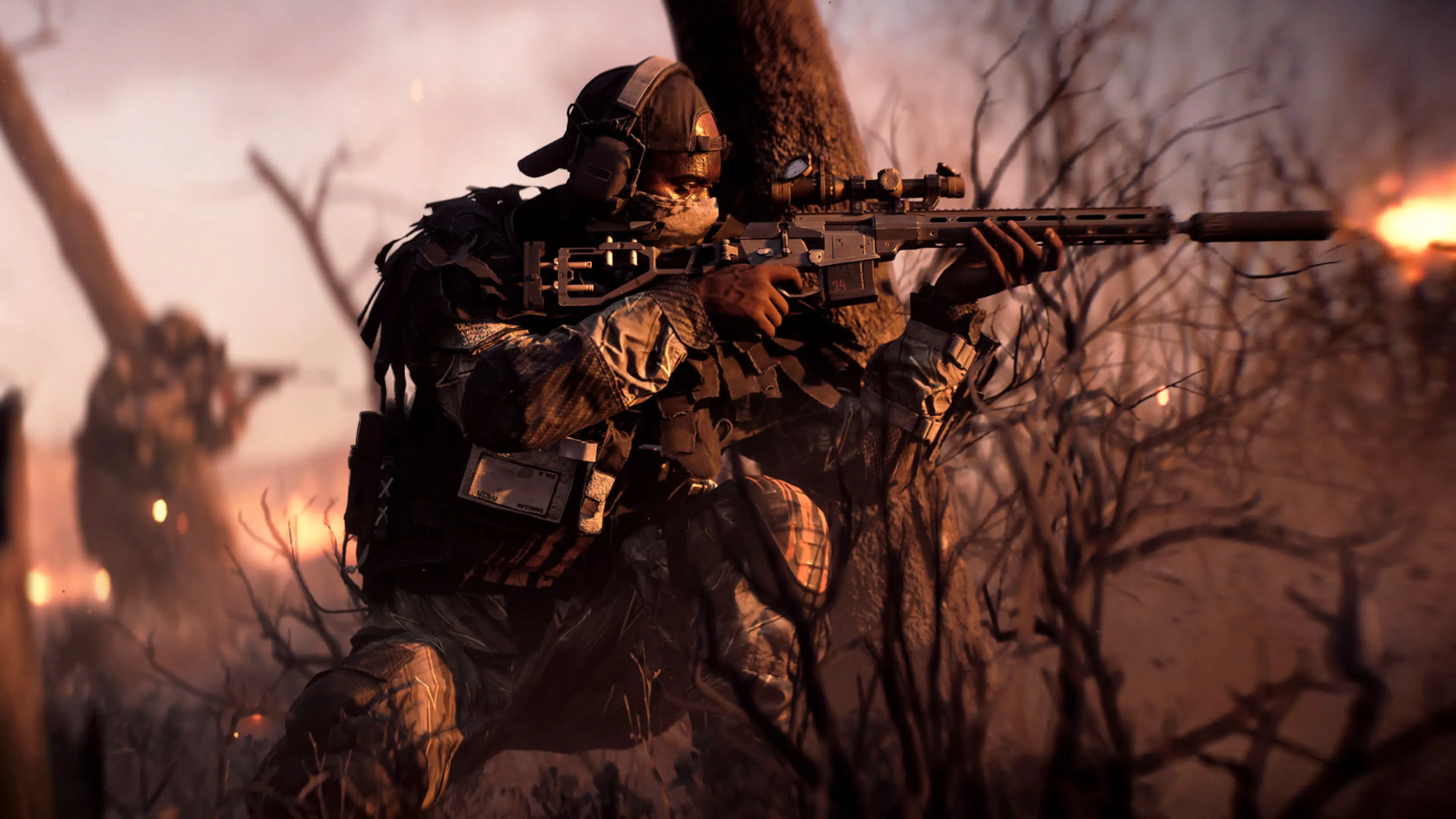 Hình ảnh súng Mini Scout Sniper trong Season 1 của Battlefield 6